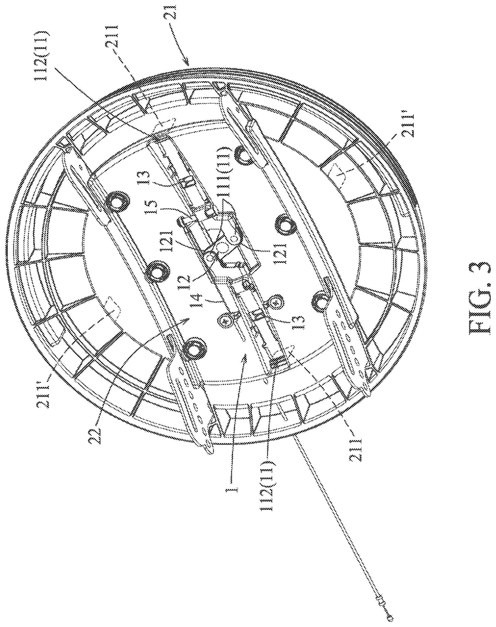 Patent US12311814 Figure 3 – Safety seat having a spin lock