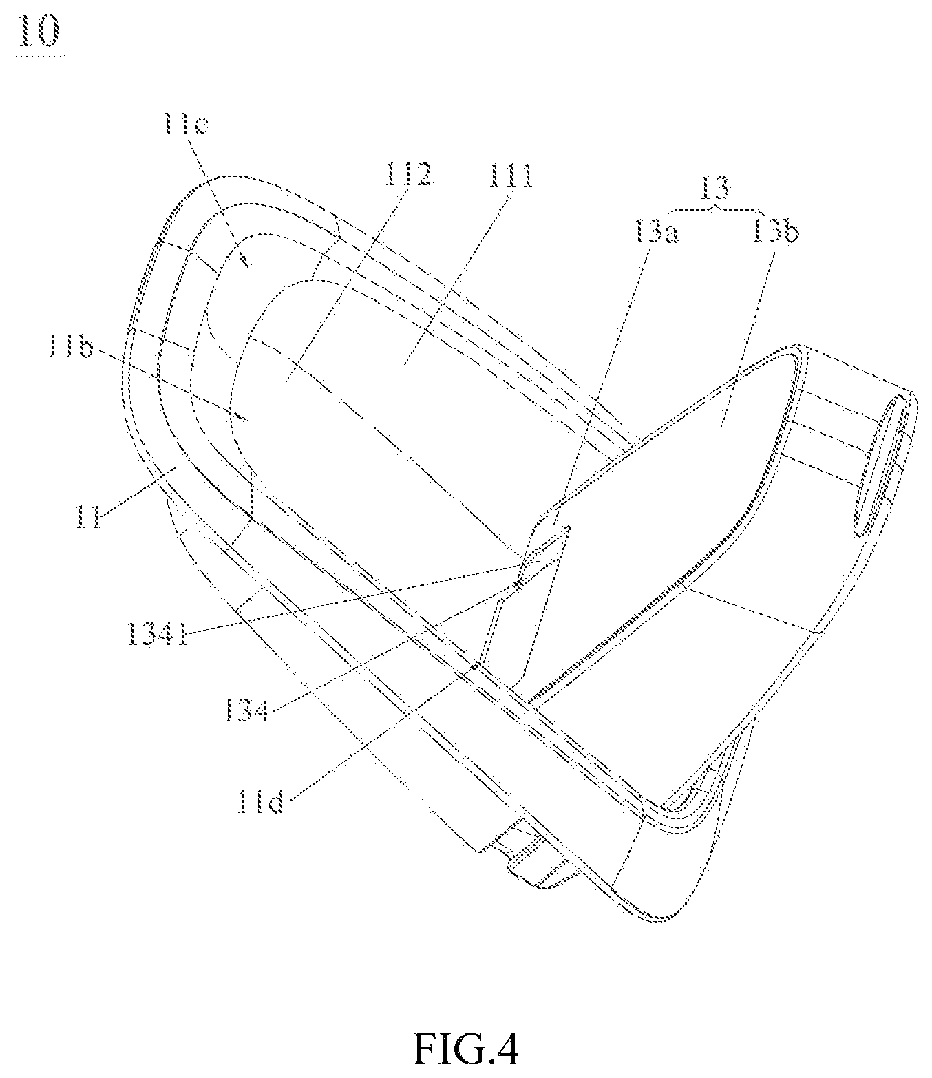 Patent US12311816 Figure 4 – Child safety seat and side impact protection device thereof