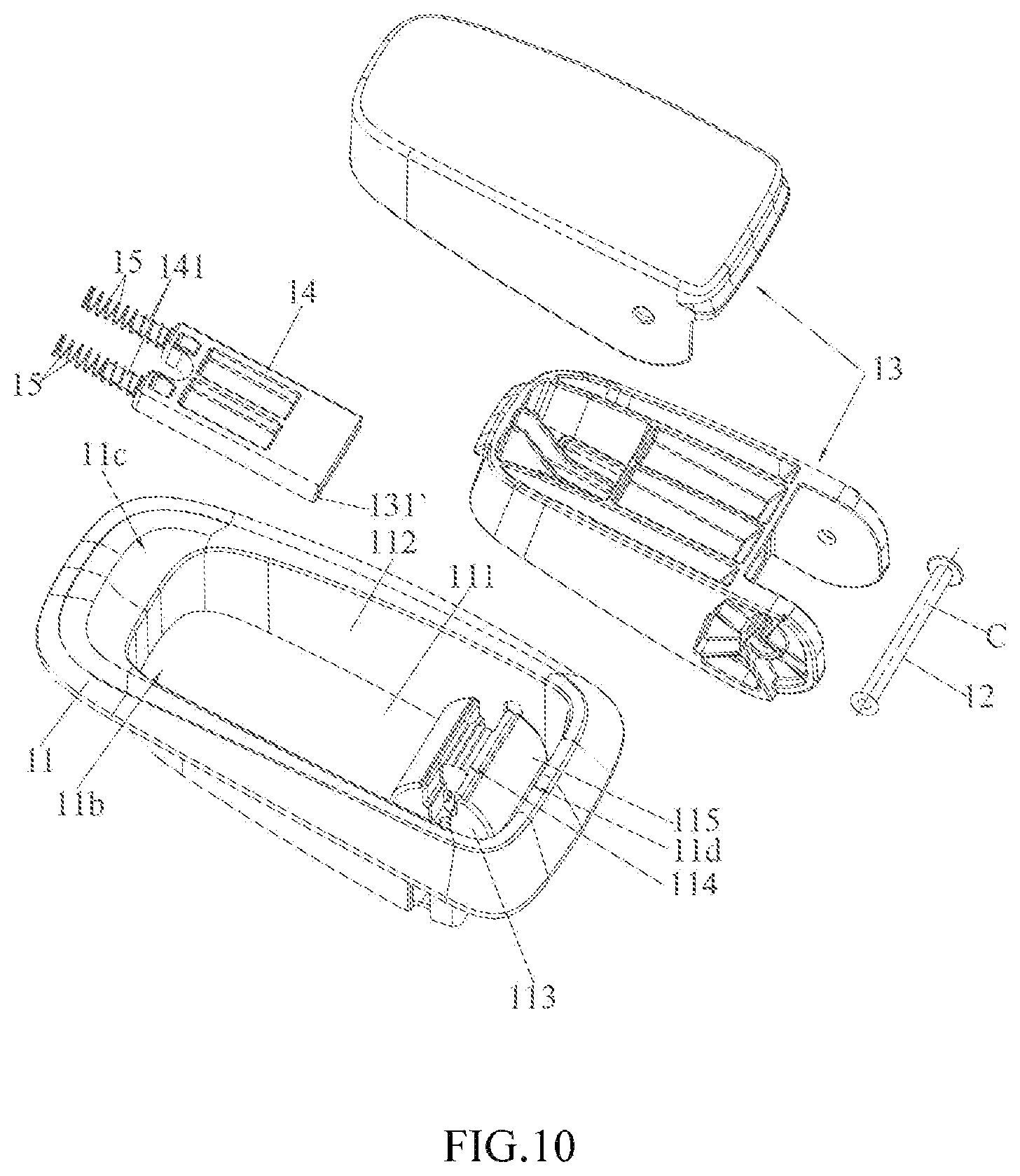 Patent US12311816 Figure 10 – Child safety seat and side impact protection device thereof