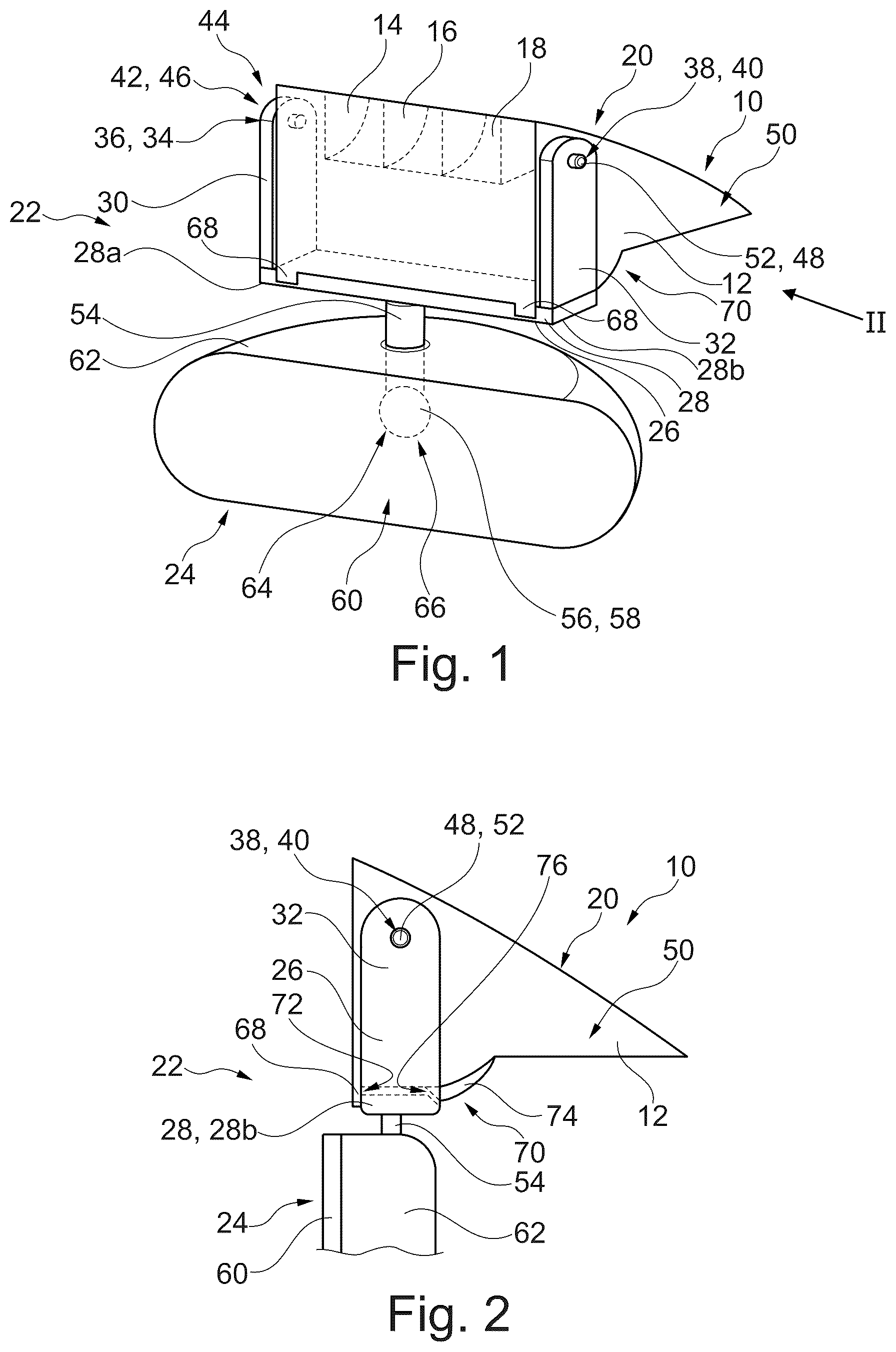 Patent US12311843 — Mounting bracket for an interior mirror assembly of a vehicle, interior mirror module and interior module — Figure 1