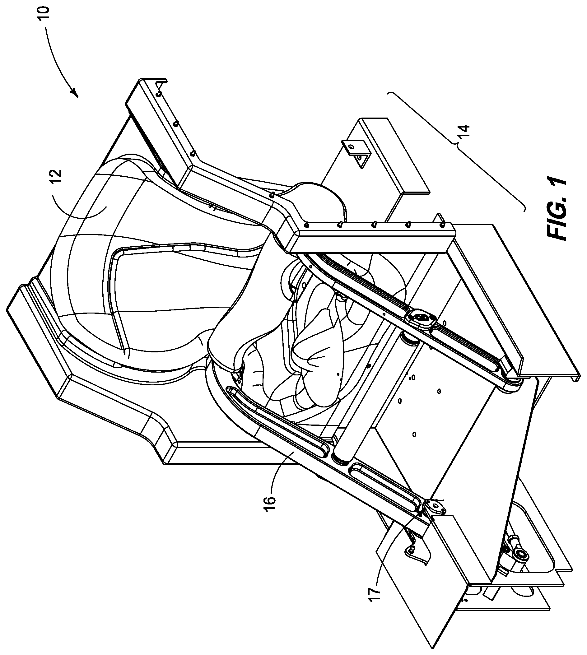 Patent US12311859 — Restraint systems and restraint system methods — Figure 1