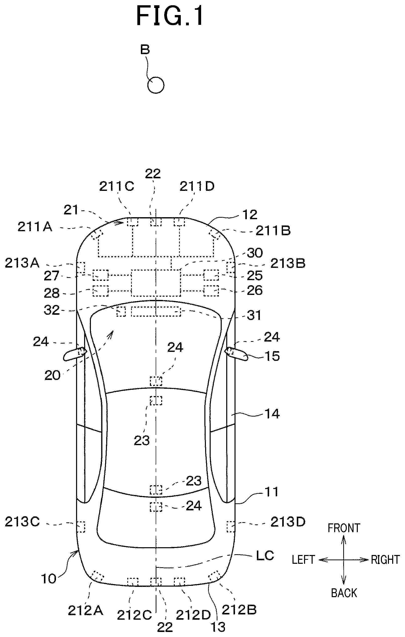 Patent US12311919 — Information processing device and information processing method — Figure 1