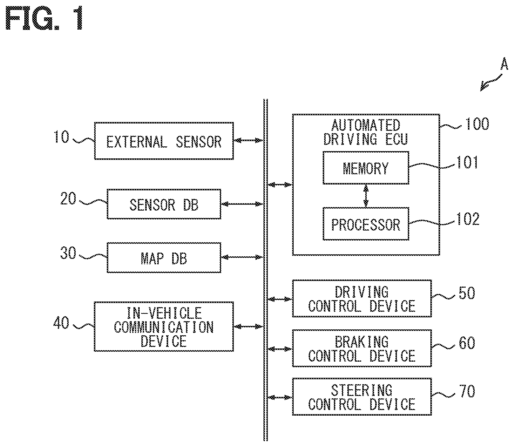 Patent US12311920 — Parking assistance device, parking assistance method, and computer program product — Figure 1