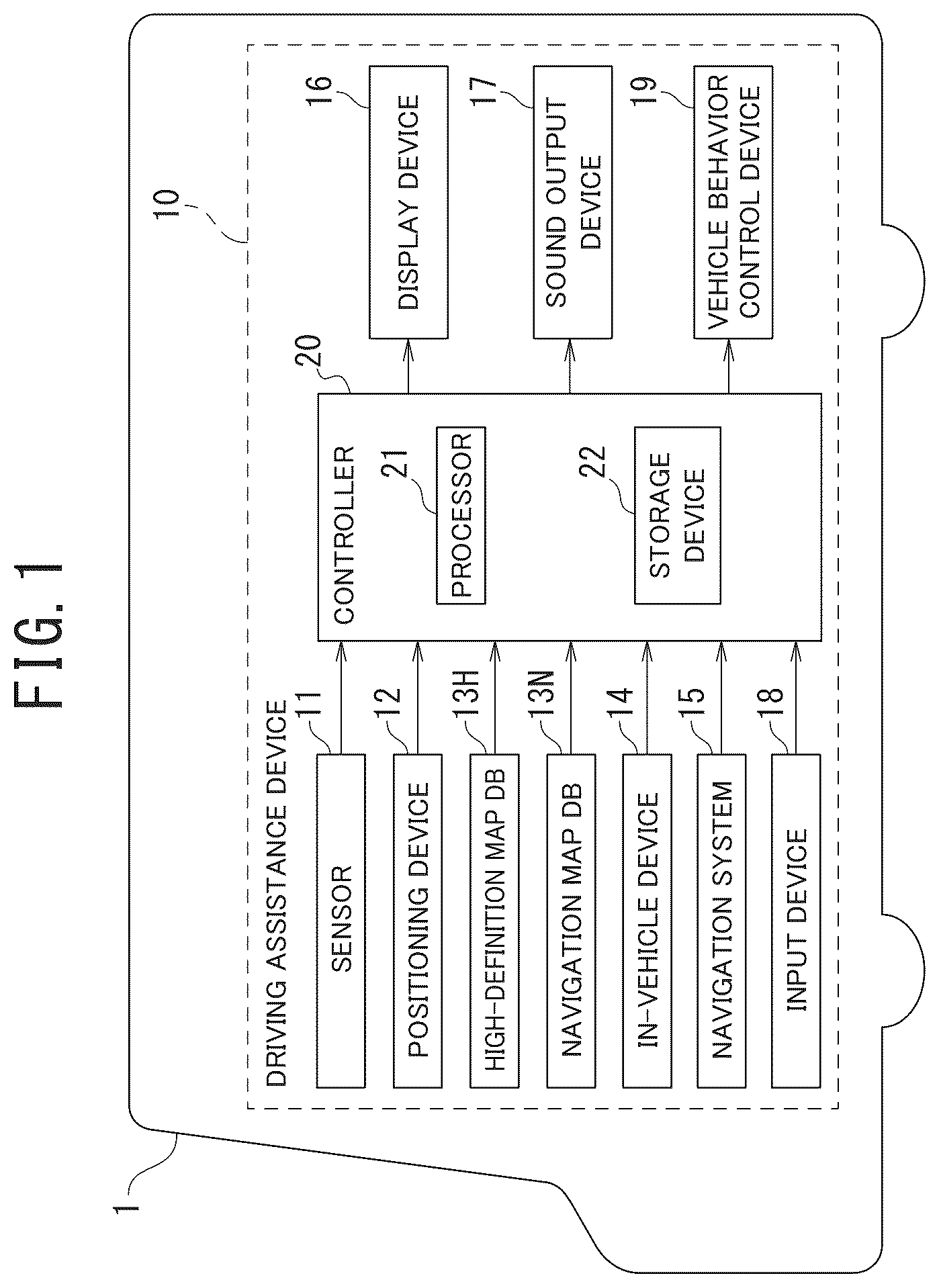 Patent US12311937 — Vehicle control method and vehicle control device — Figure 1