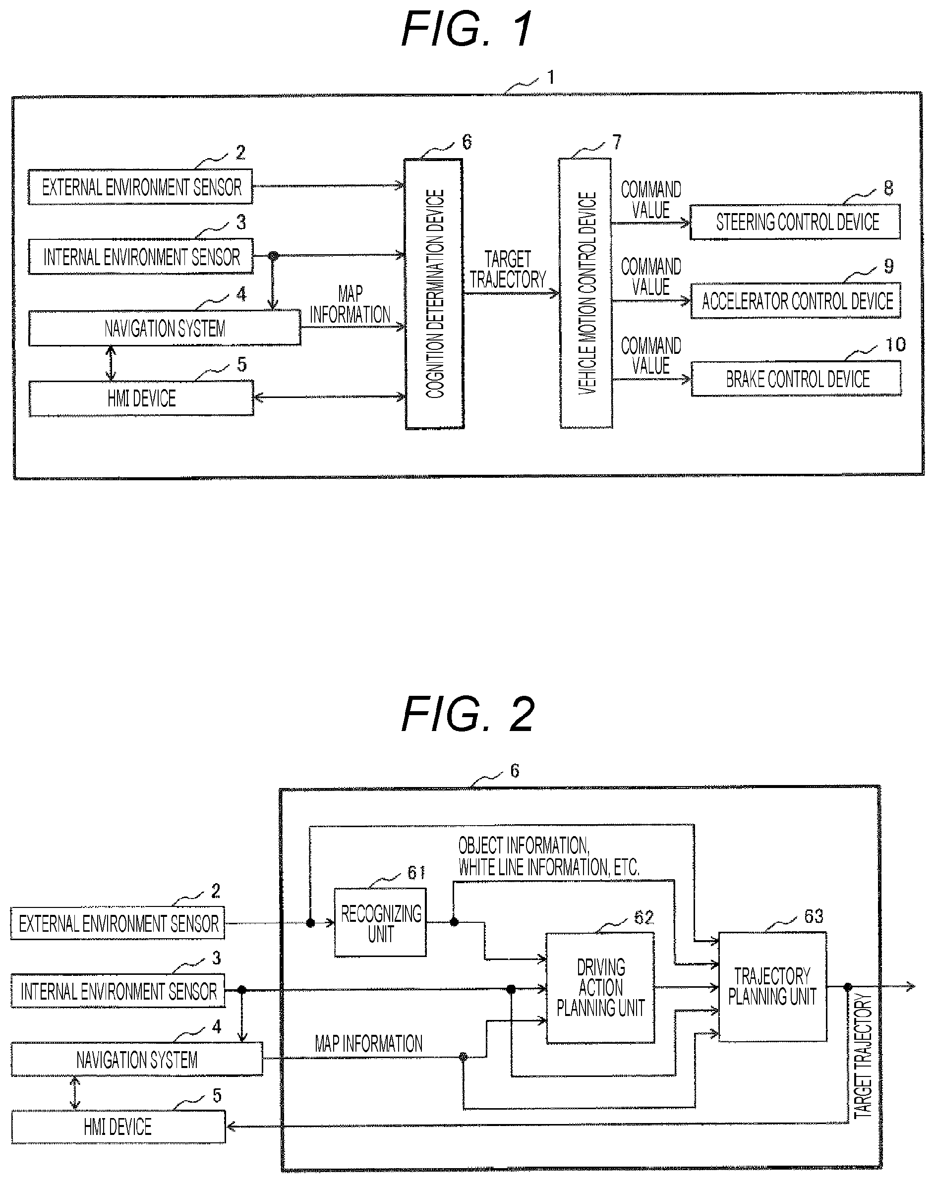 Patent US12311971 — Vehicle control system, and vehicle control method — Figure 1