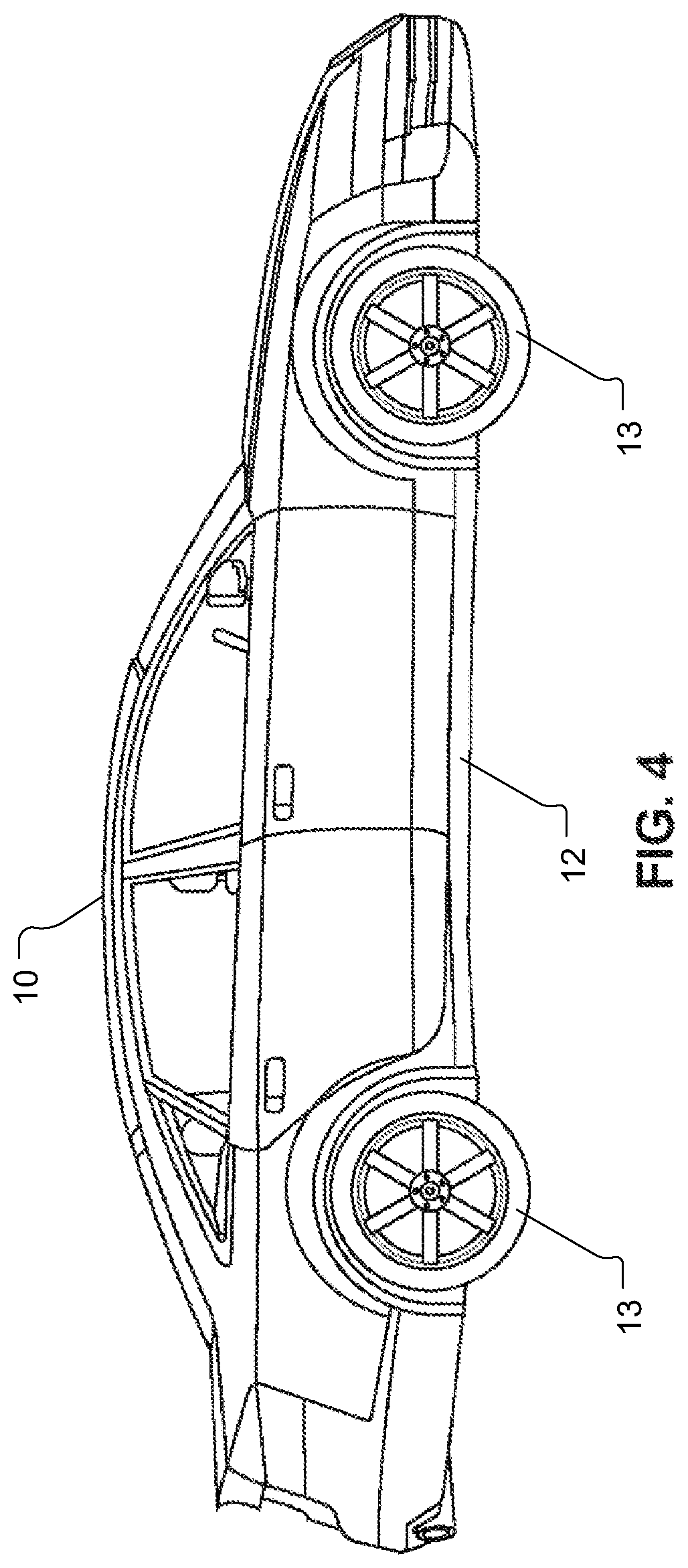 Patent US12311977 Figure 4 – Unmanned autonomous recharging vehicle and system of recharging electric vehicle