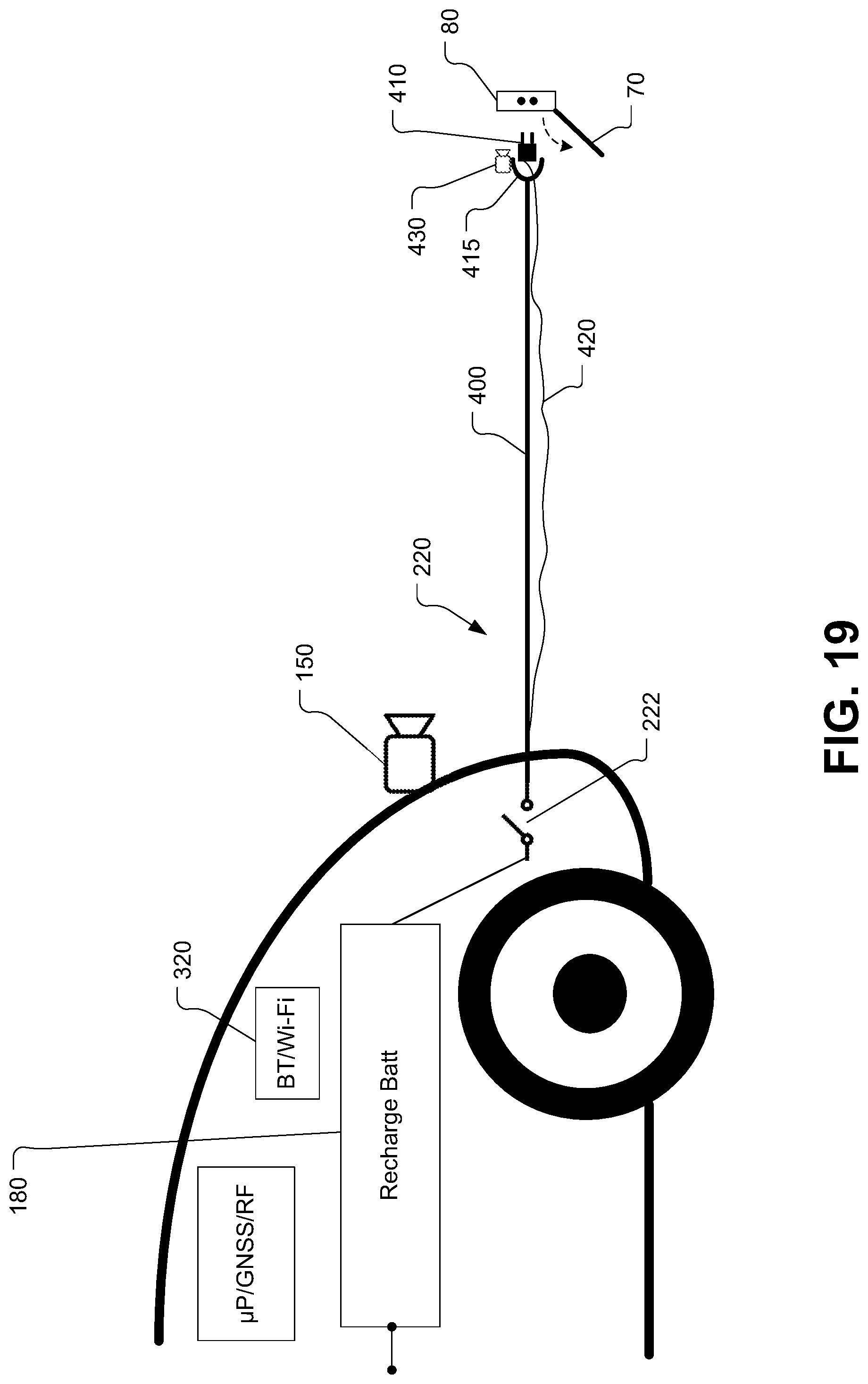 Patent US12311977 Figure 19 – Unmanned autonomous recharging vehicle and system of recharging electric vehicle
