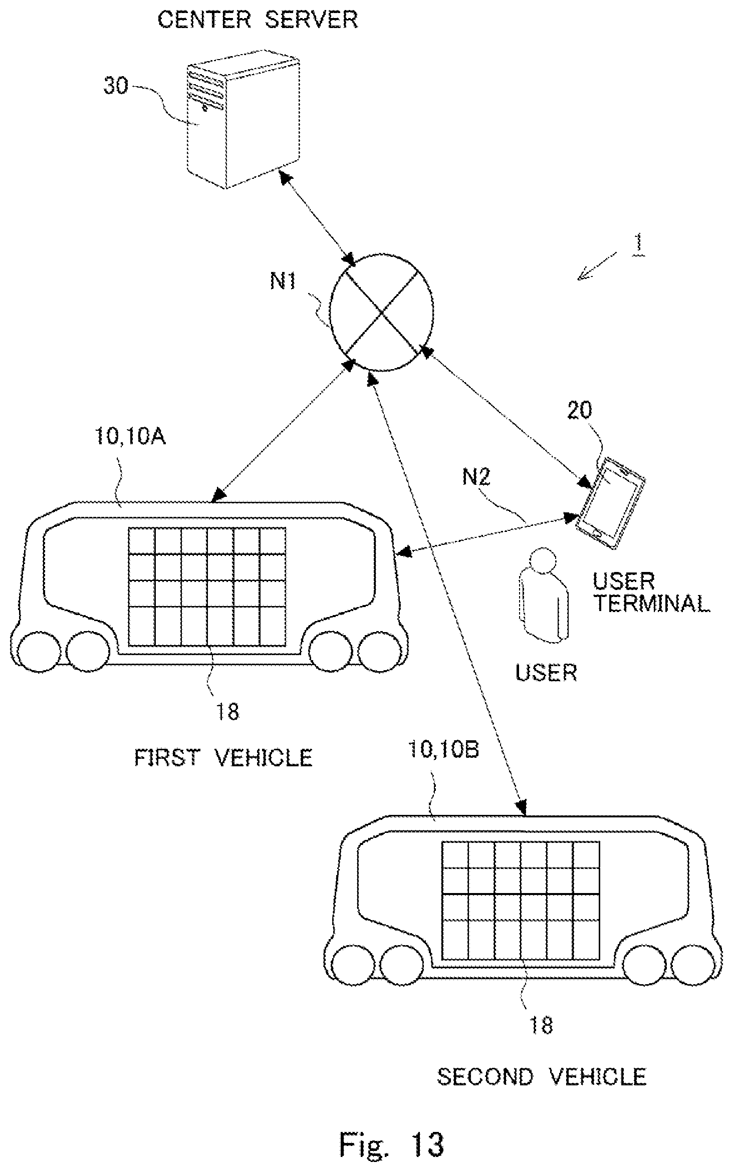 Patent US12311979 Figure 13 – Information processing apparatus, information processing method, and non-transitory storage medium storing program for determining a pick-up or deposit point for baggage according to weather conditions