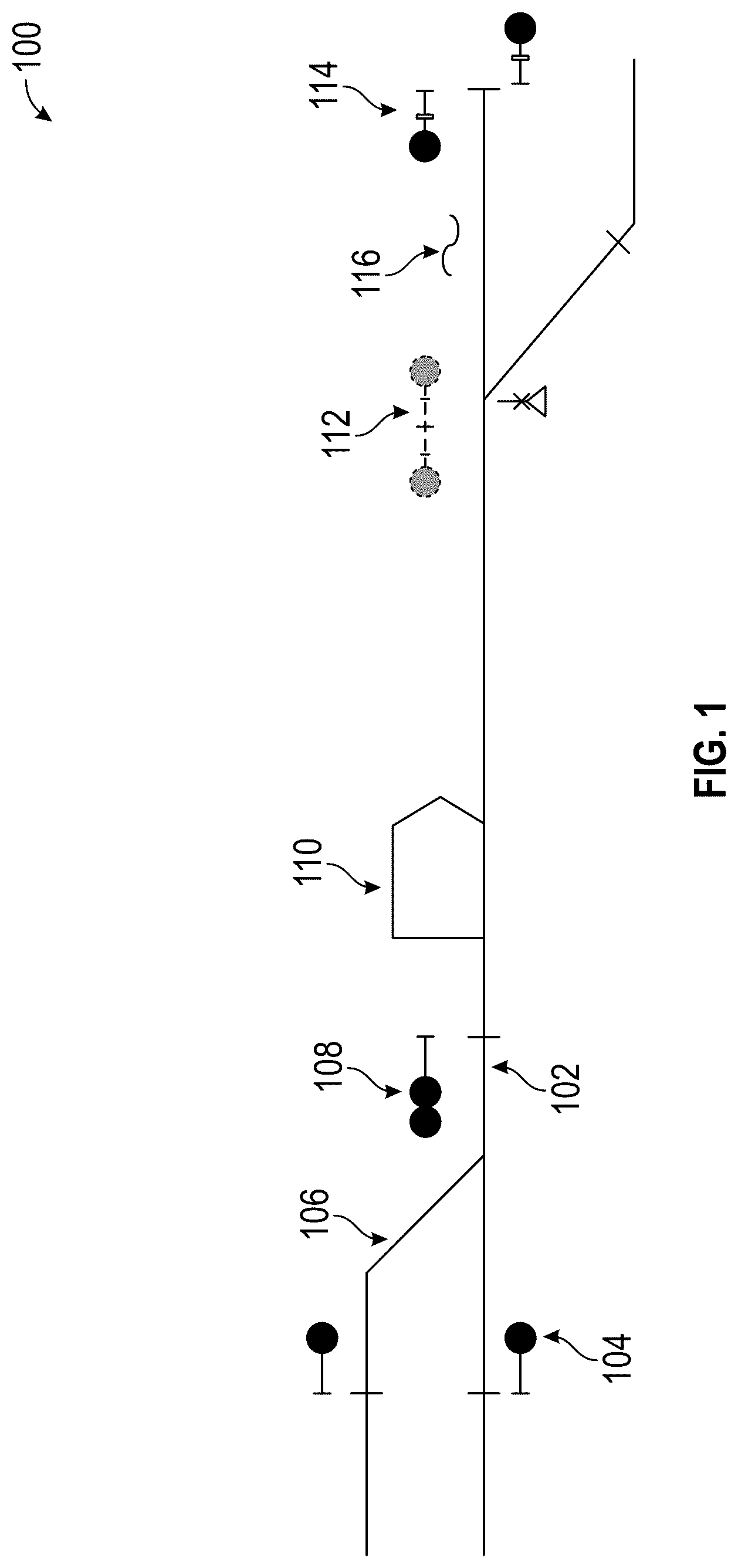 Patent US12311988 — System and method for virtual approach signal restriction upgrade — Figure 1