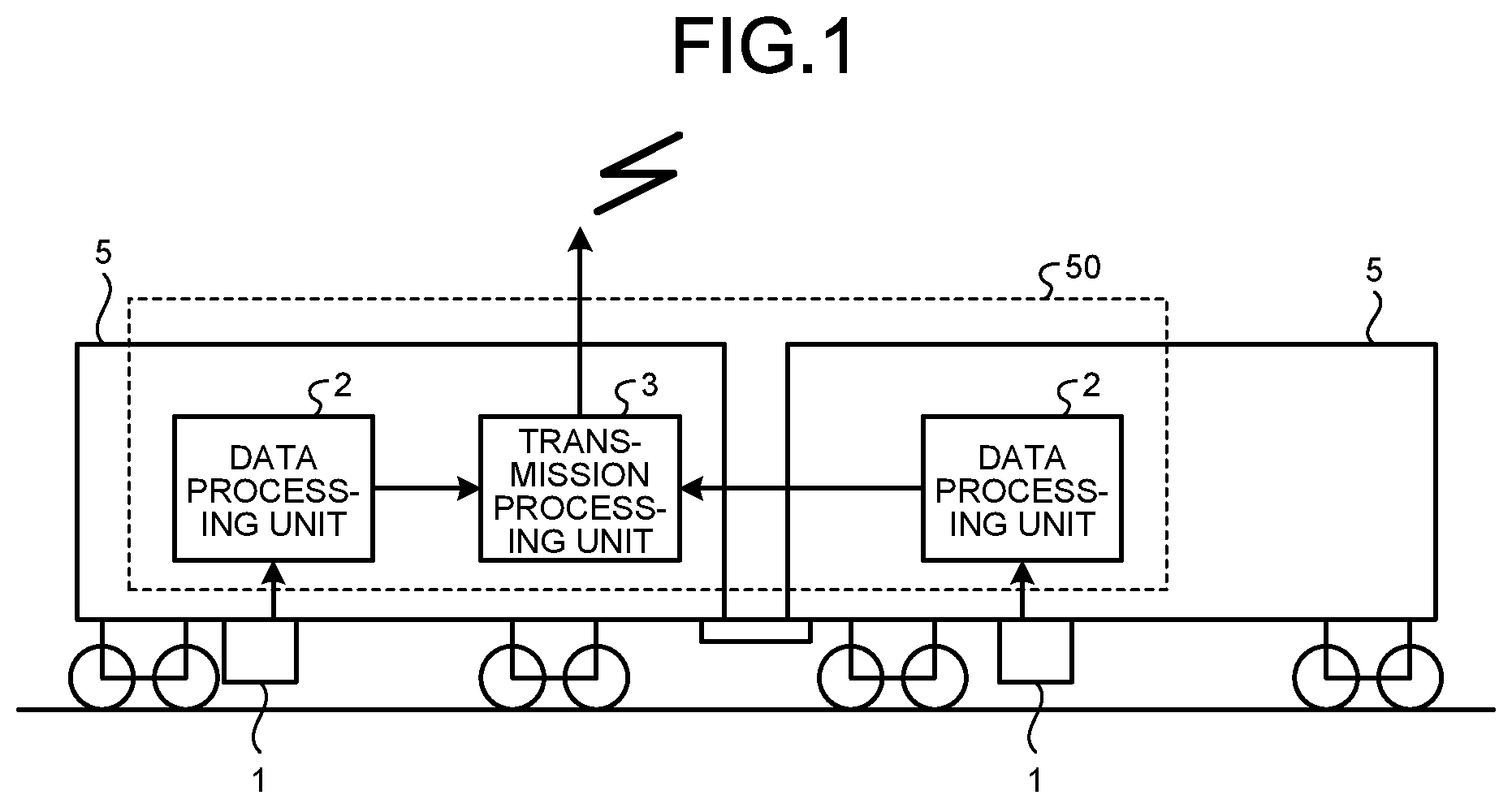 Patent US12311989 — Maintenance management system and maintenance management ground system — Figure 1