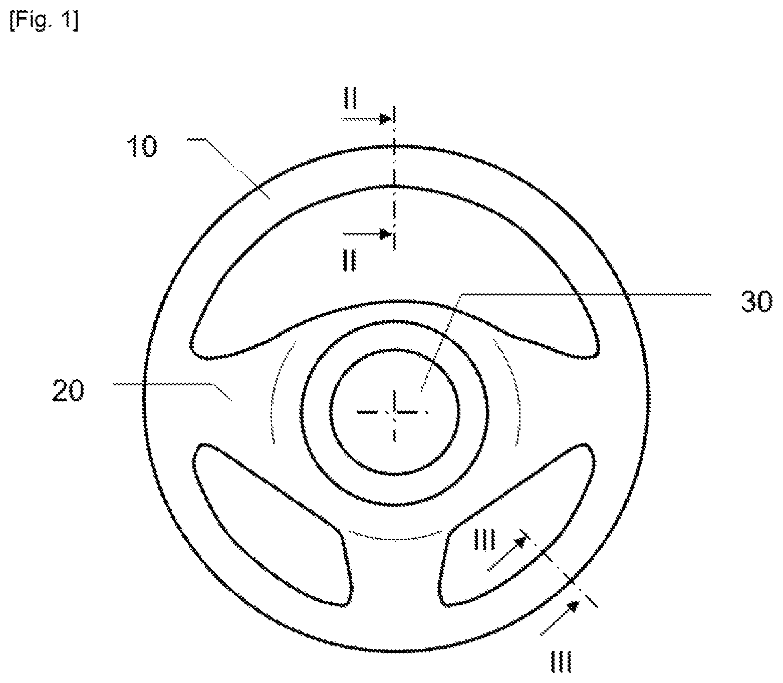 Patent US12311995 — Vehicle steering wheel with an electrical device — Figure 1