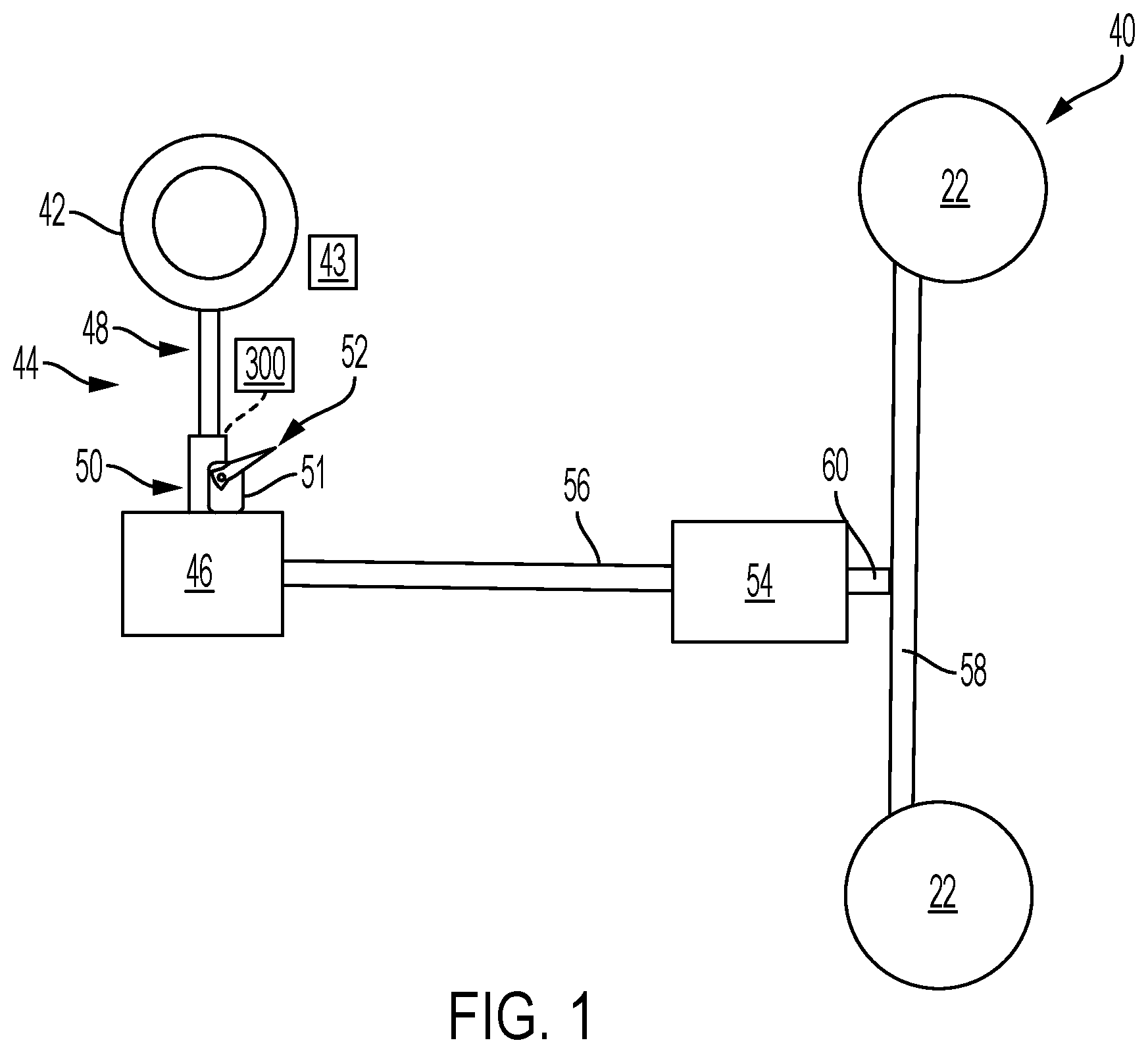 Patent US12312002 Figure 1 – Bi-directional lock mechanism for steering column