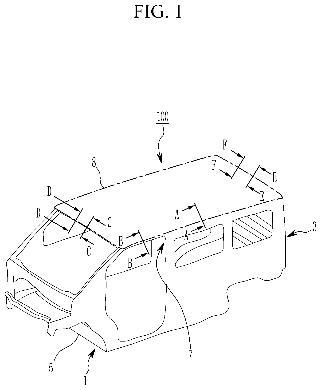 Patent US12312008 — Plastic composite material panel and manufacturing method thereof — Figure 1
