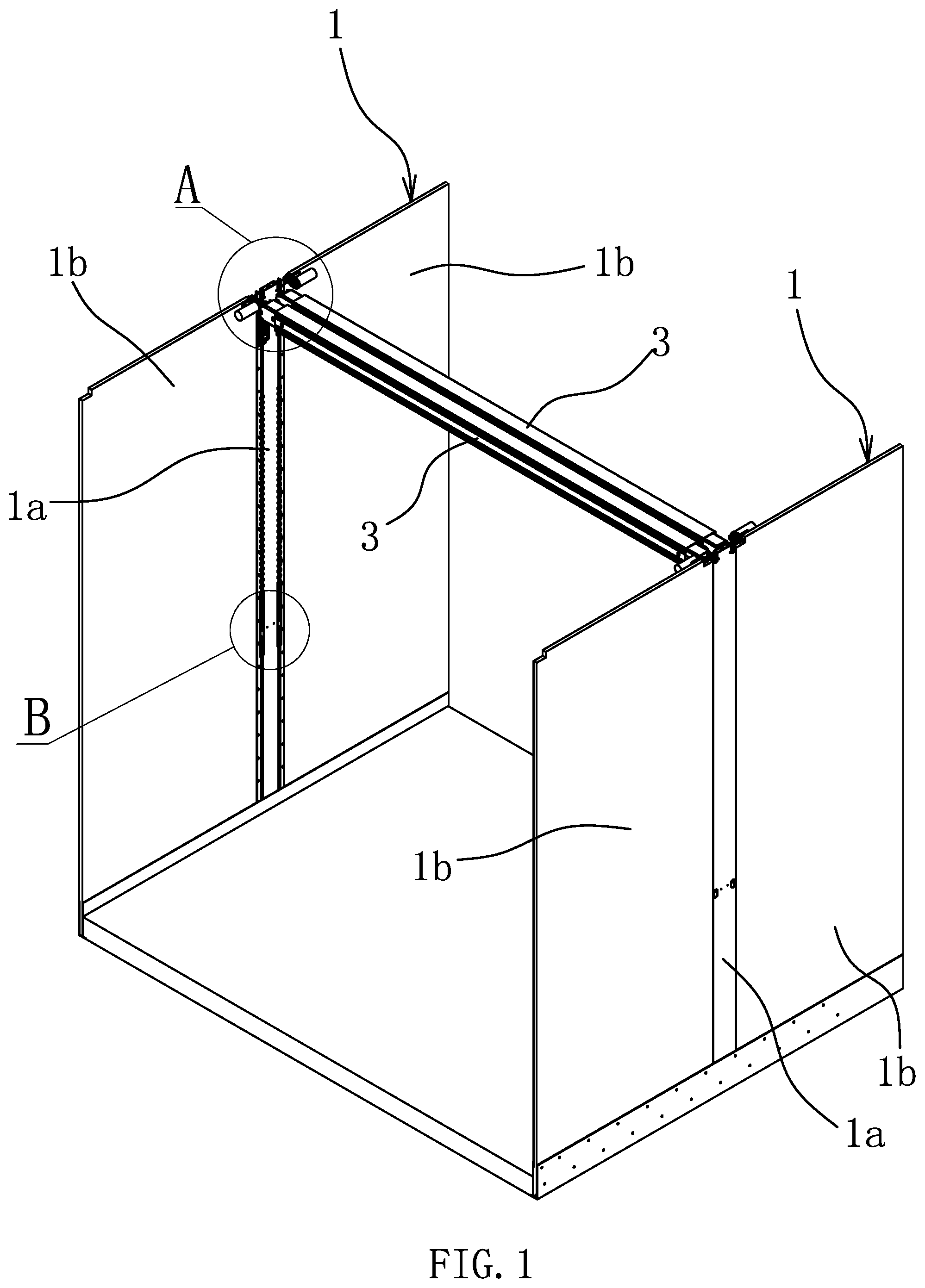Patent US12312017 — Tiering device for a freight compartment — Figure 1