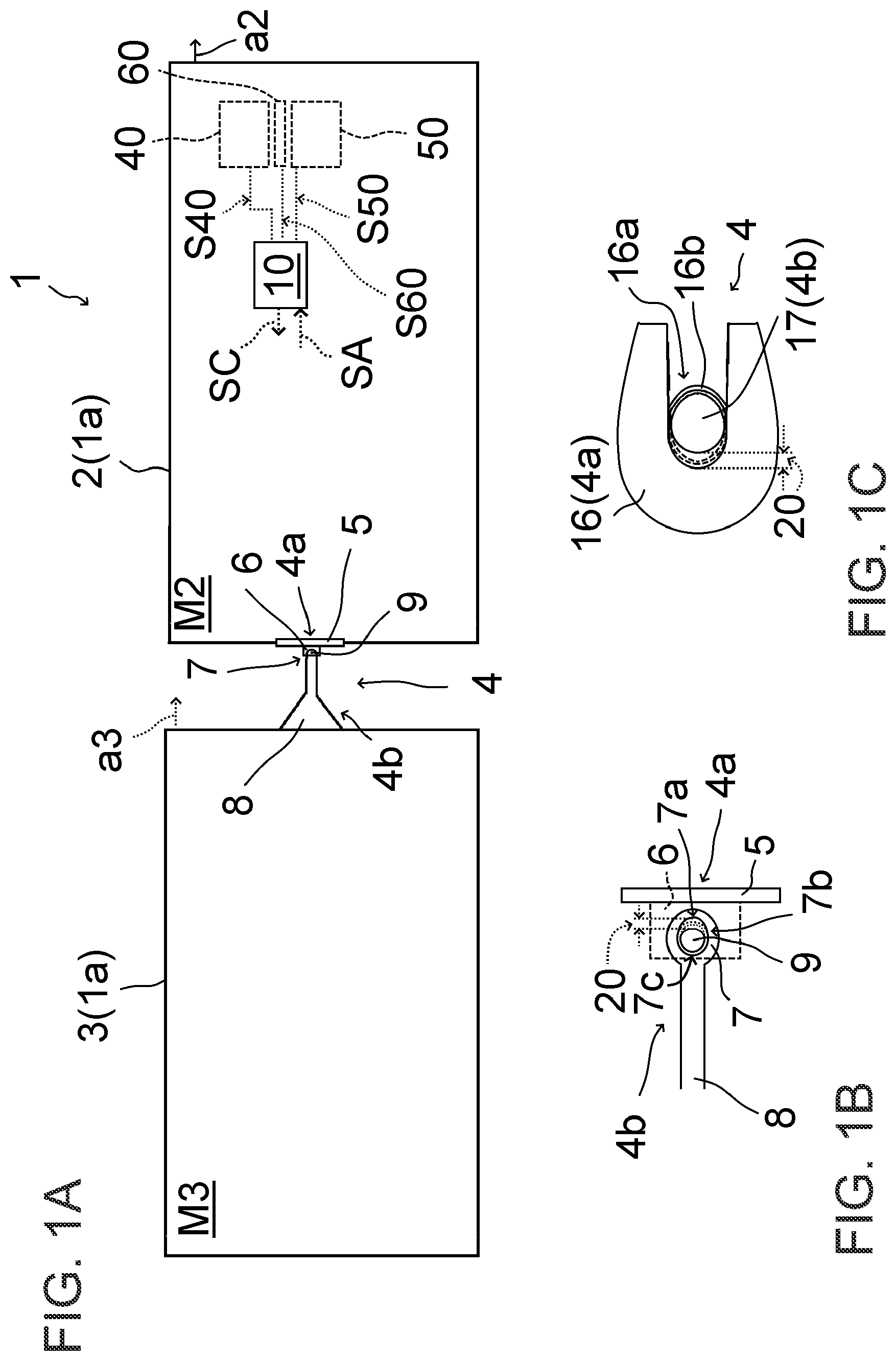 Patent US12312026 — Method for monitoring a coupling connection between vehicle parts of a vehicle combination, and vehicle combination — Figure 1