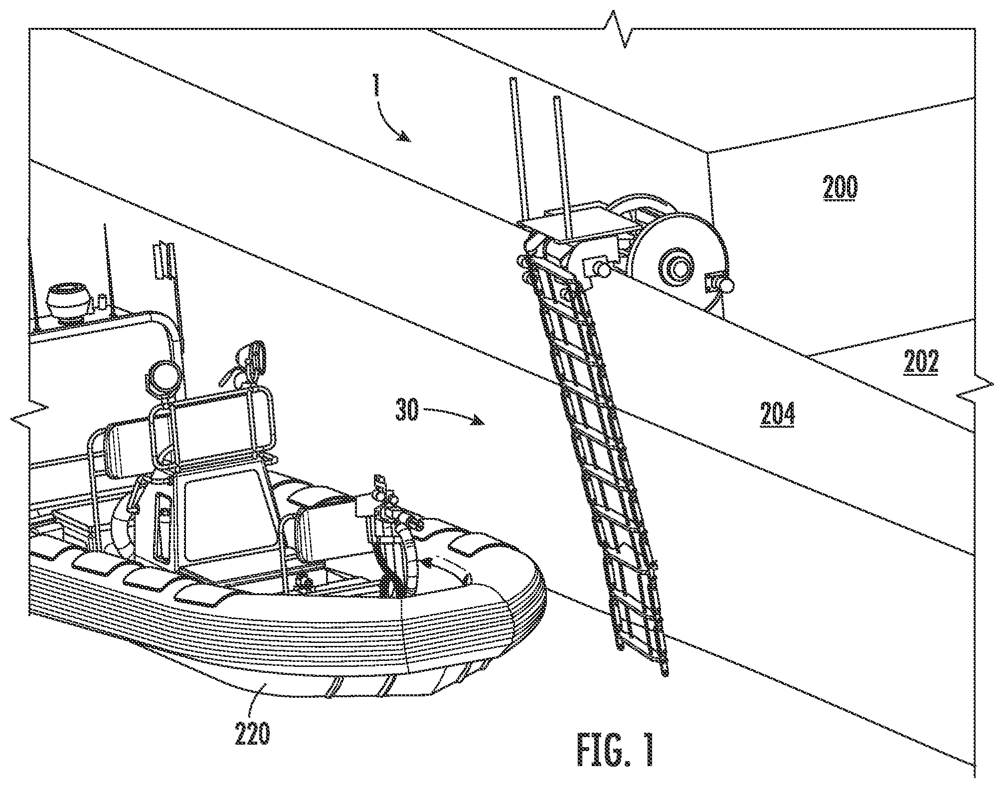 Patent US12312047 — Powered retractable ladder — Figure 1