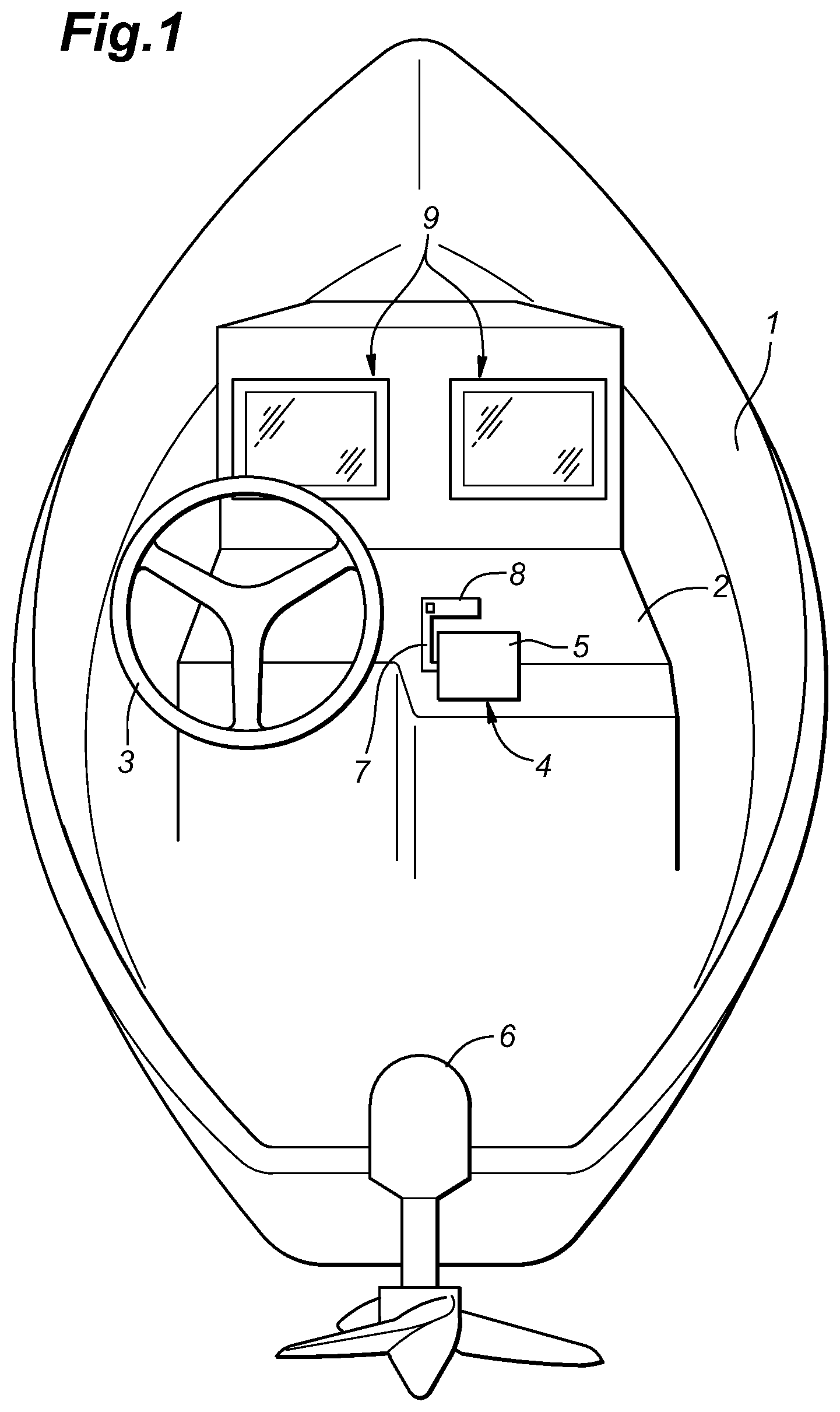 Patent US12312060 — Remote controller for watercraft — Figure 1