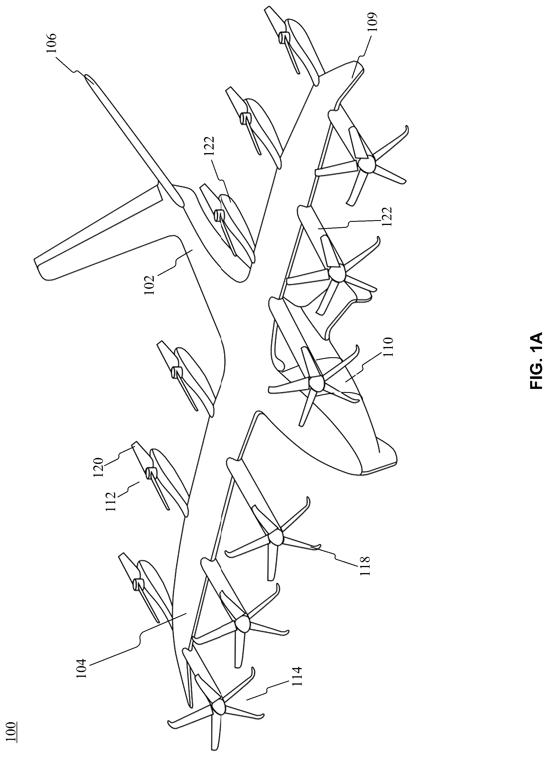 Patent US12312074 — Method for cooling a tilter motor including a tilt-actuated nacelle door — Figure 1