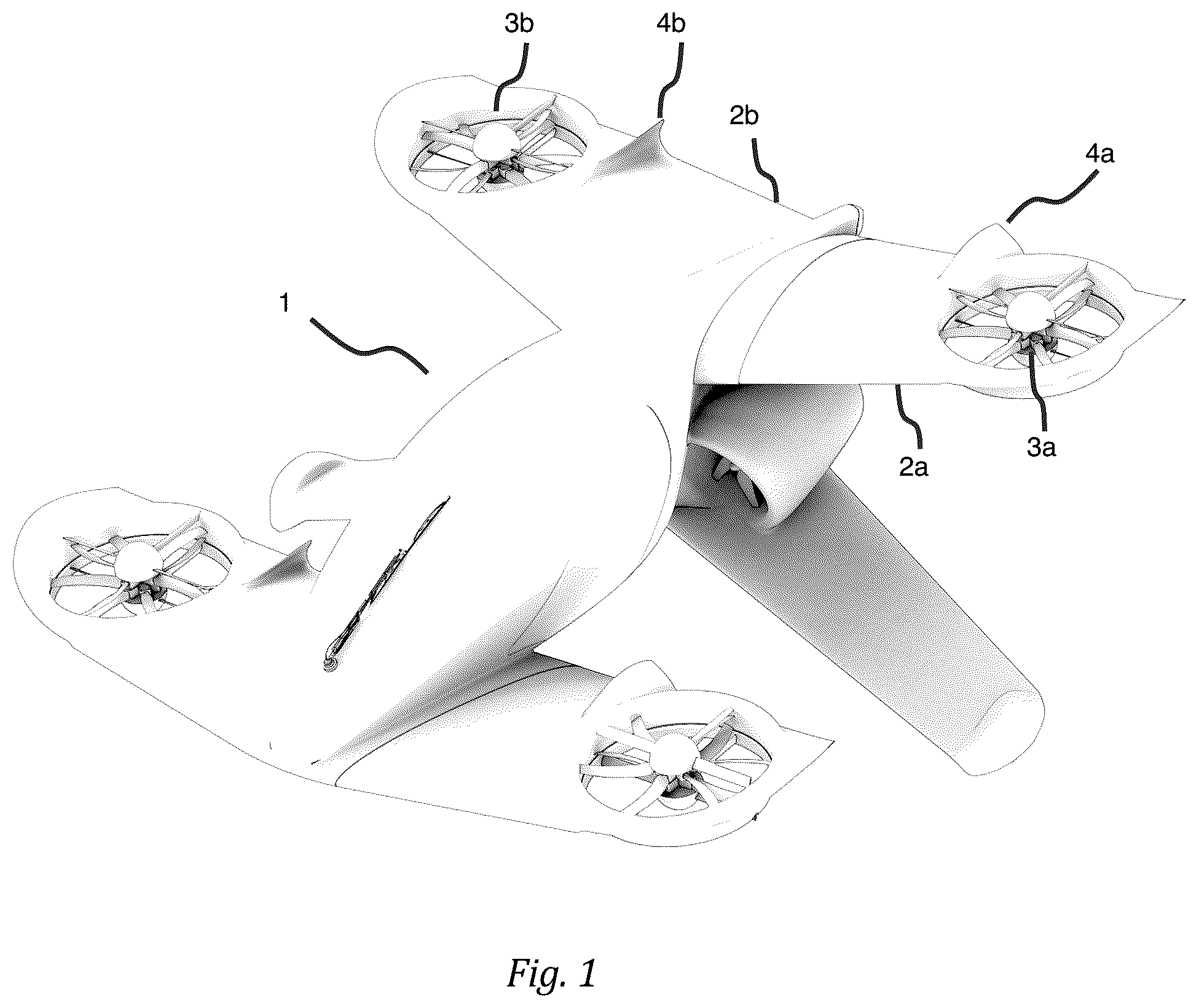 Patent US12312080 Figure 1 – Wing fences for VTOL aircraft