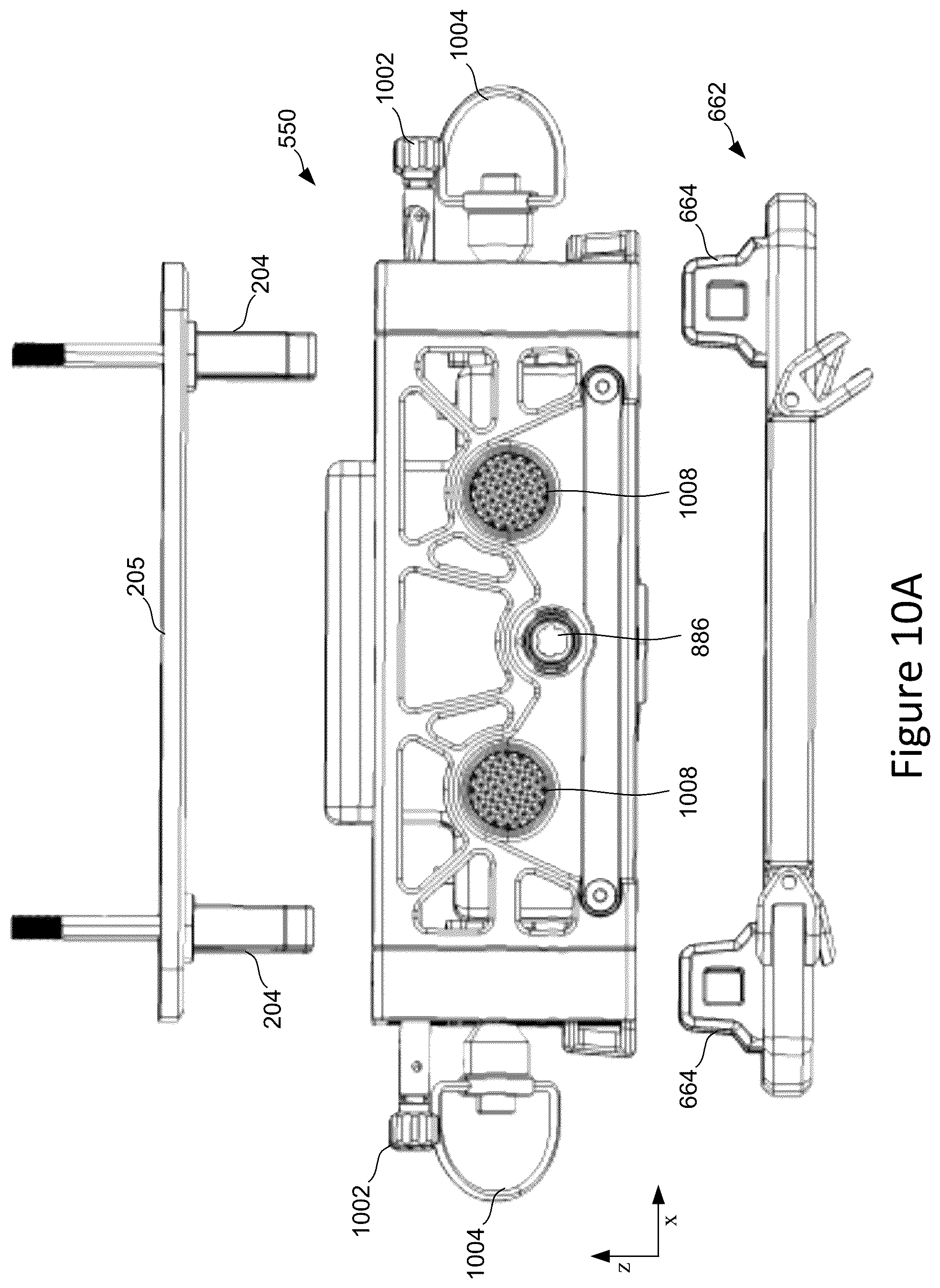 Patent US12312085 Figure 9 – Mechanical release device for unmanned aerial vehicle drop-payload