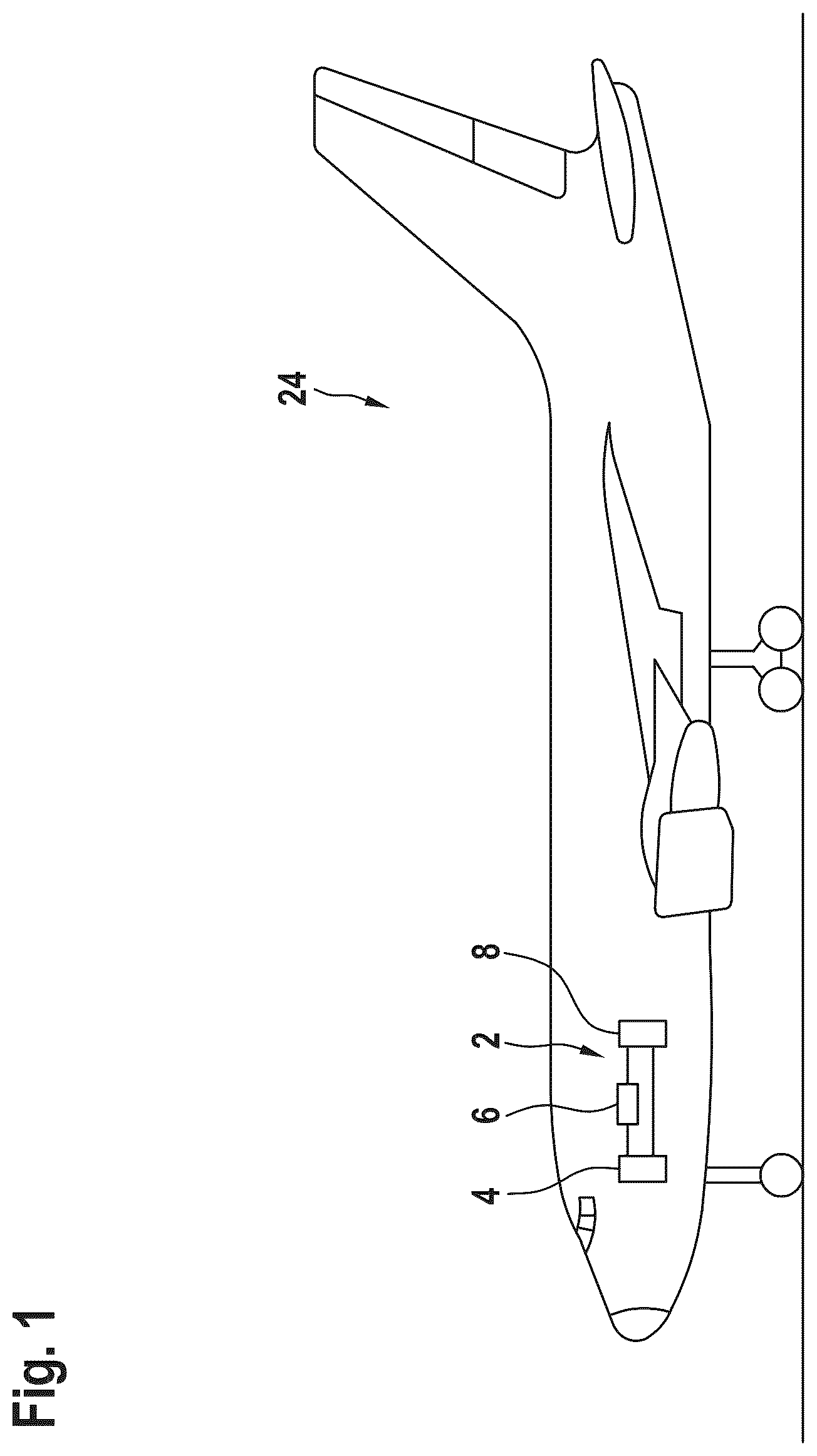 Patent US12312094 — Aircraft solid sate power controller and aircraft electric power supply system — Figure 1