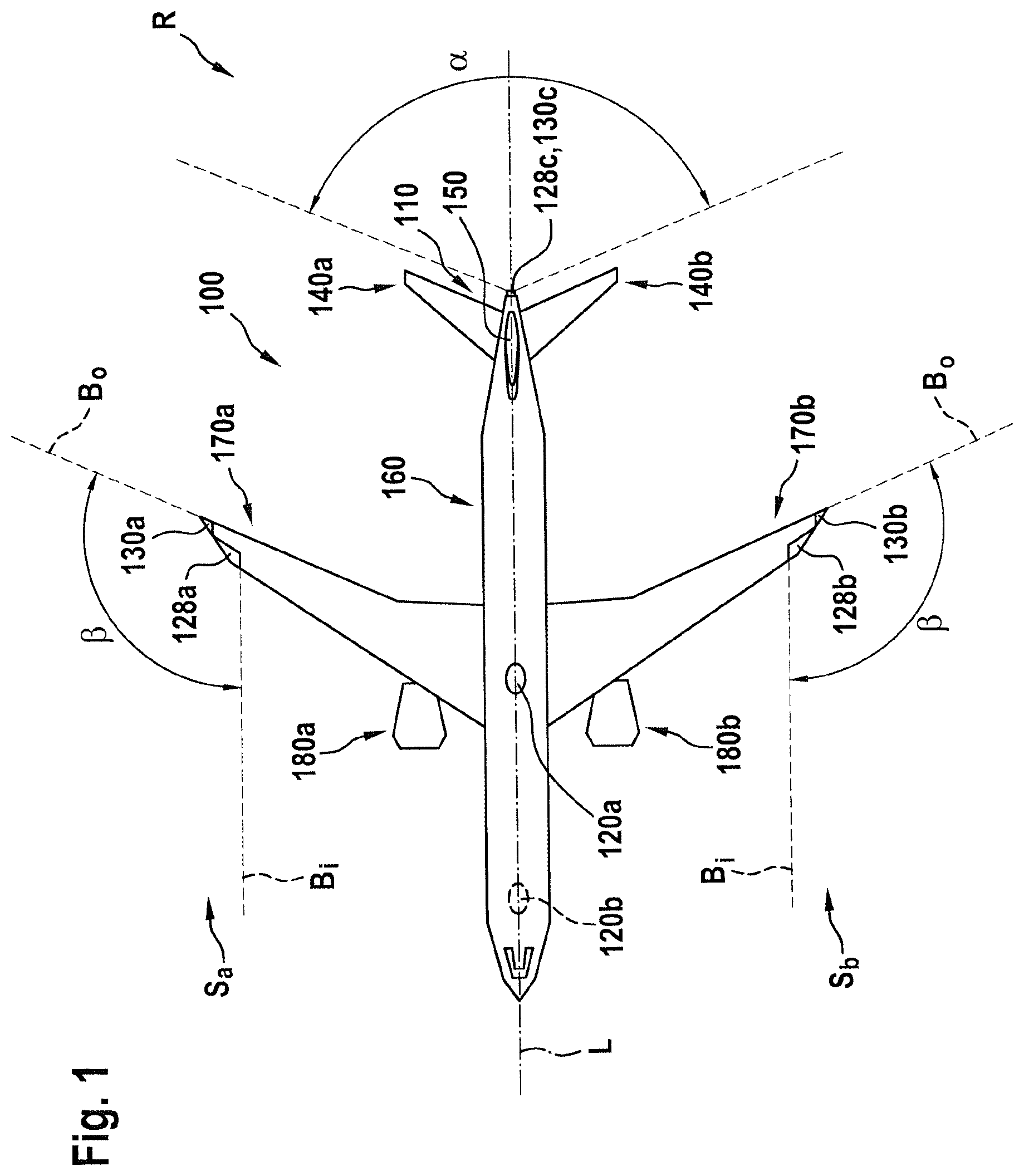 Patent US12312098 — Exterior aircraft light, aircraft comprising an exterior aircraft light, and method of assembling an exterior aircraft light — Figure 1