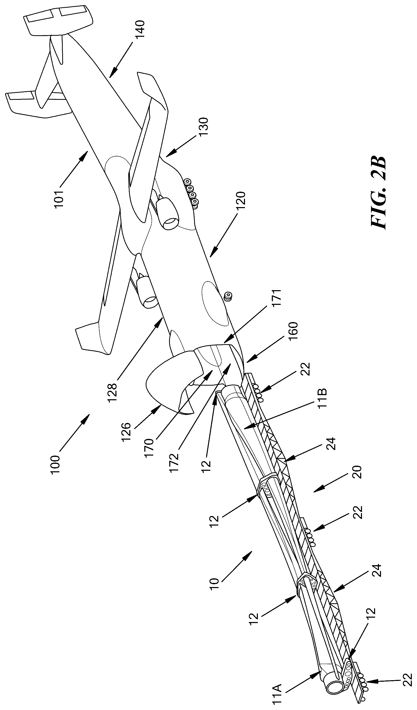 Patent US12312099 Figure 4 – Removable cargo floor systems and methods for cargo aircraft