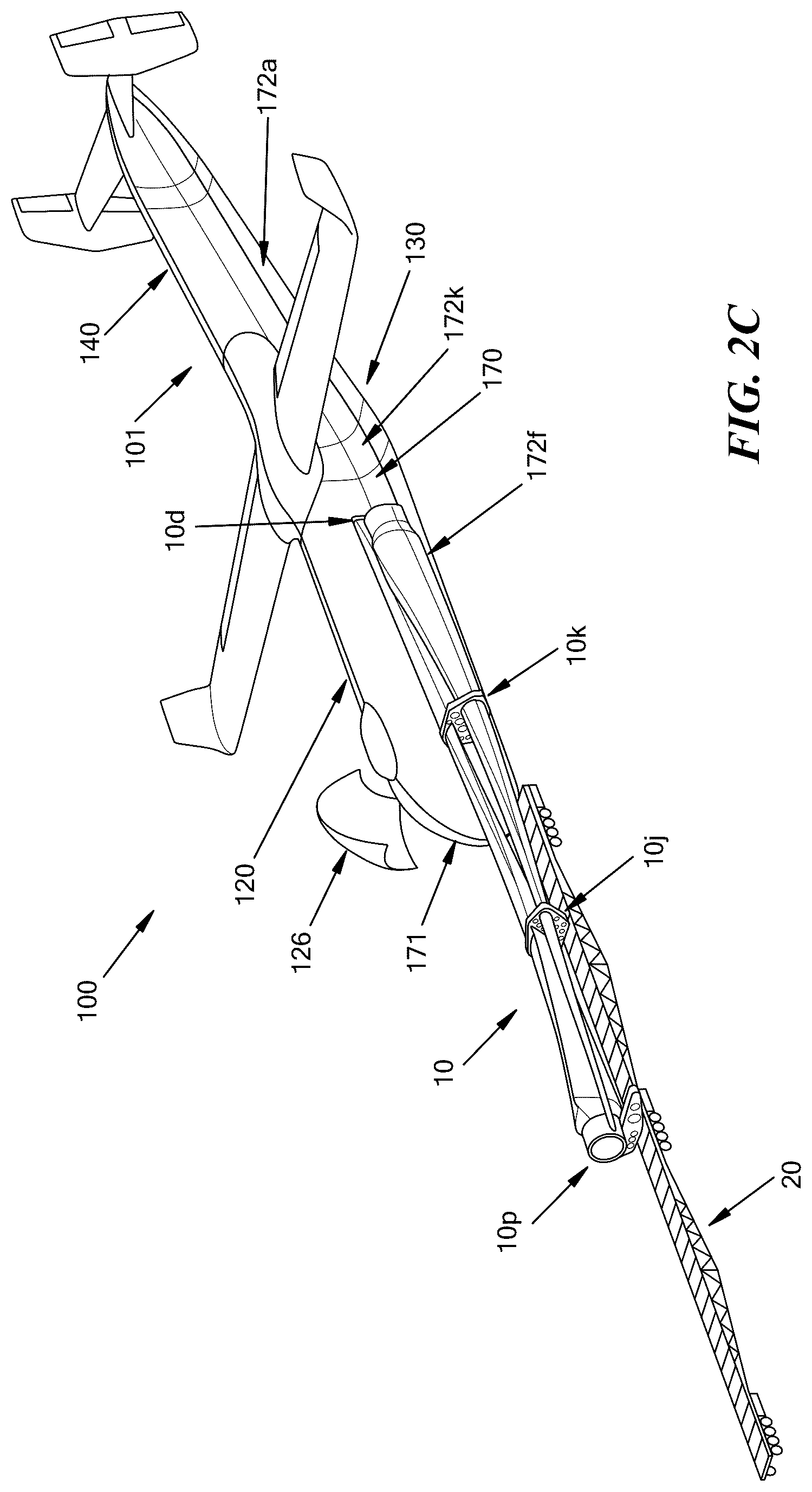 Patent US12312099 Figure 5 – Removable cargo floor systems and methods for cargo aircraft