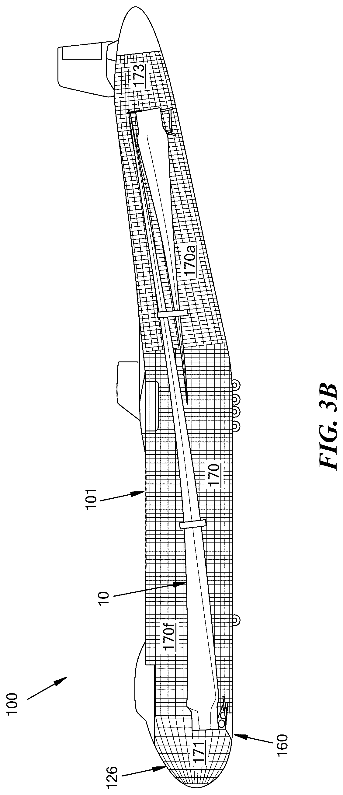 Patent US12312099 Figure 8 – Removable cargo floor systems and methods for cargo aircraft