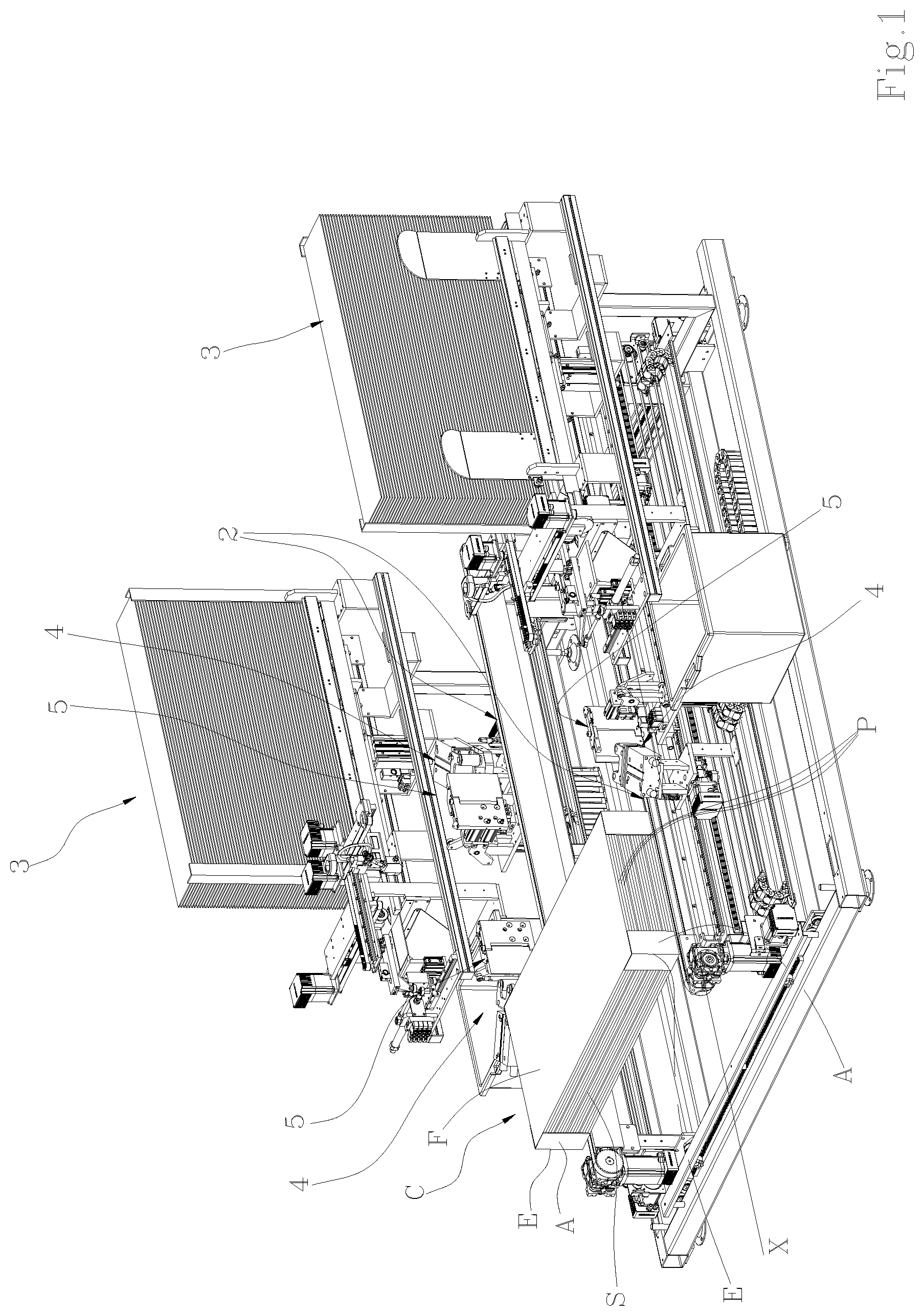 Patent US12312113 — Packaging machine — Figure 1