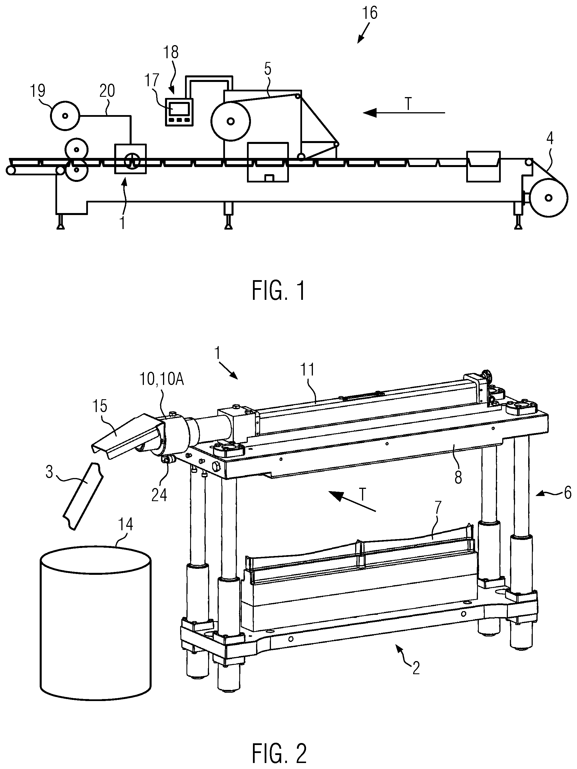 Patent US12312118 — Thermoforming packaging machine with transverse cutting station and method for operating a thermoforming packaging machine comprising a transverse cutting station — Figure 1