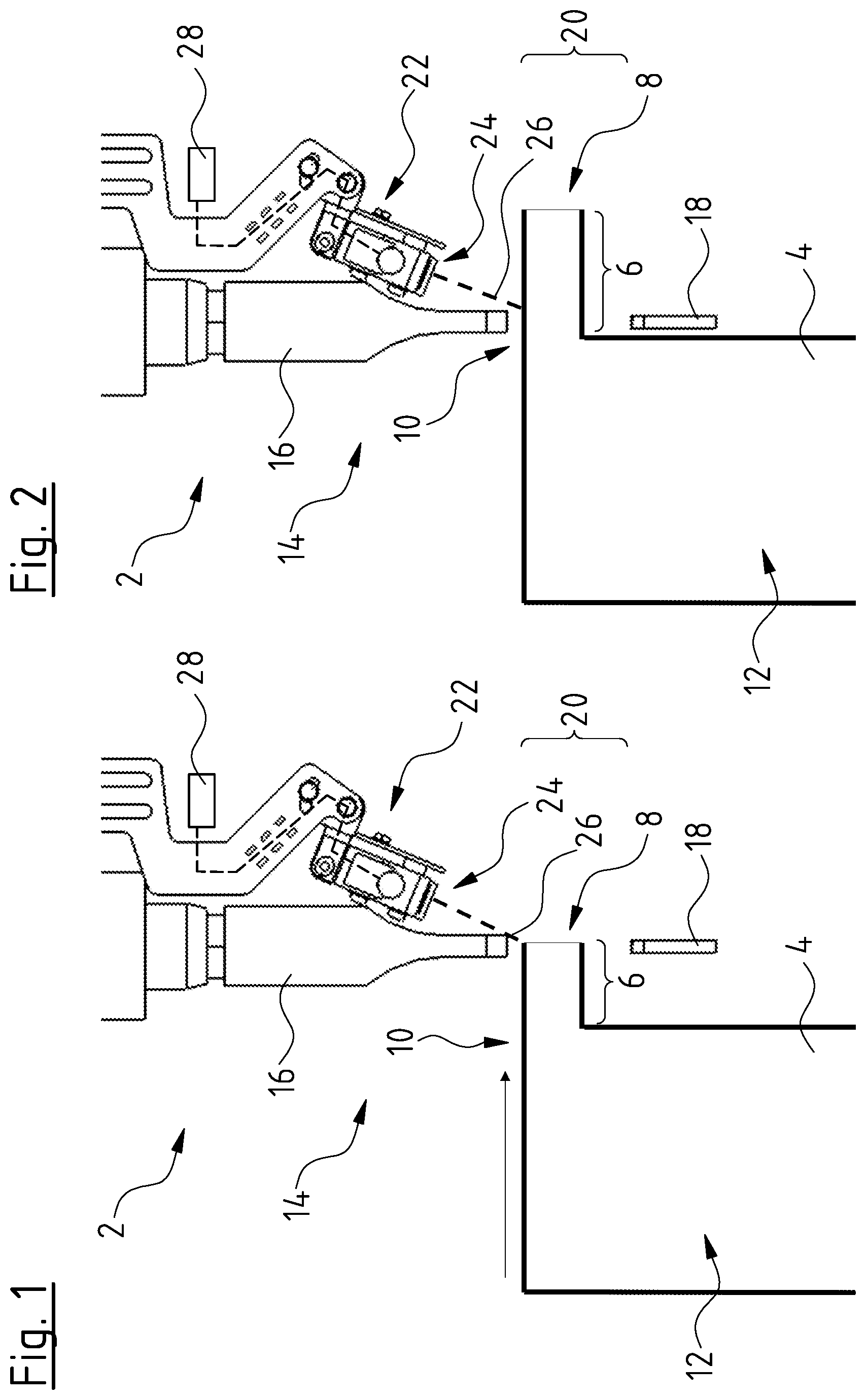 Patent US12312120 Figure 1 – Closure device for flexible containers and a method for closing flexible containers