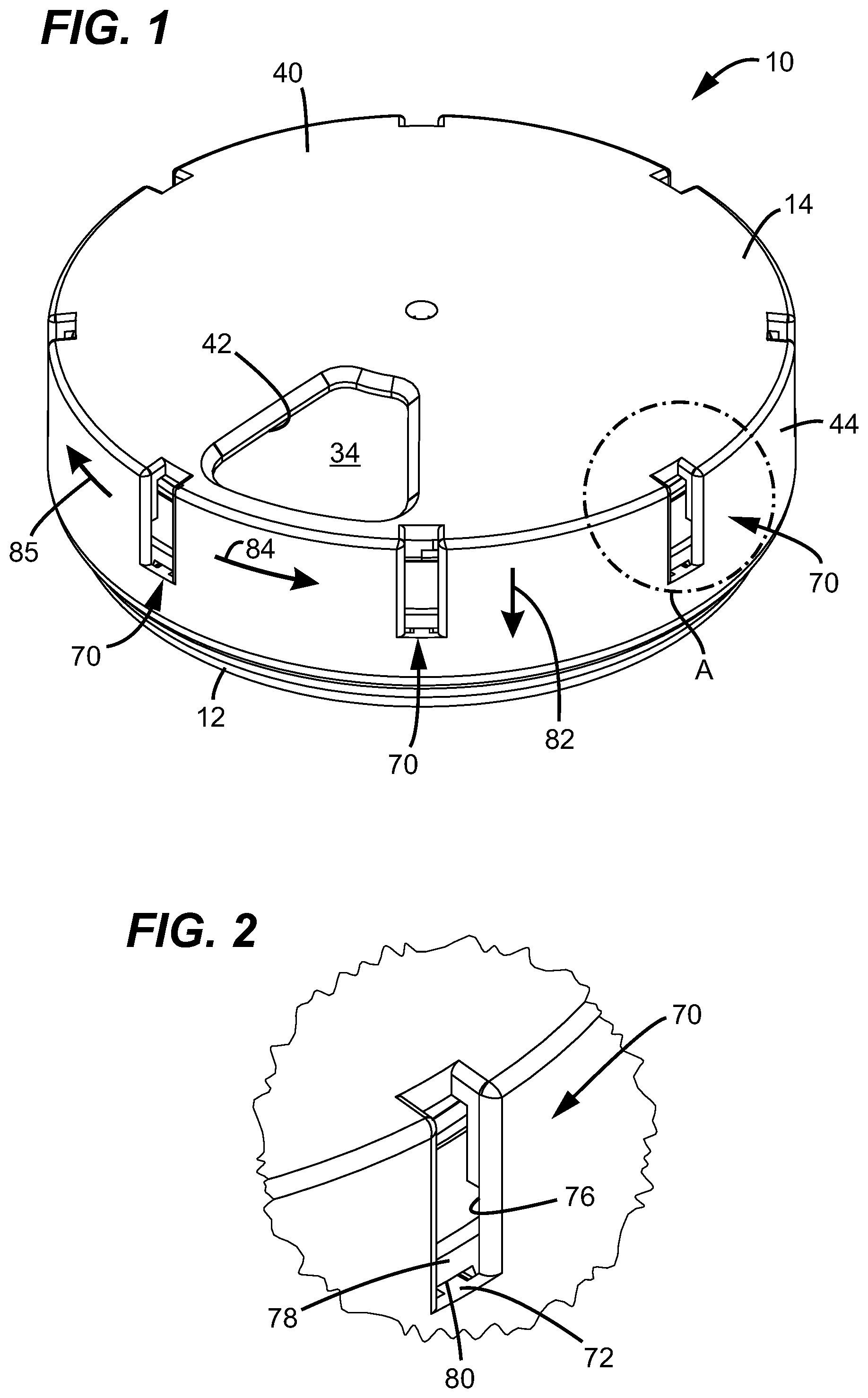 Patent US12312136 — Pill container and methods — Figure 1