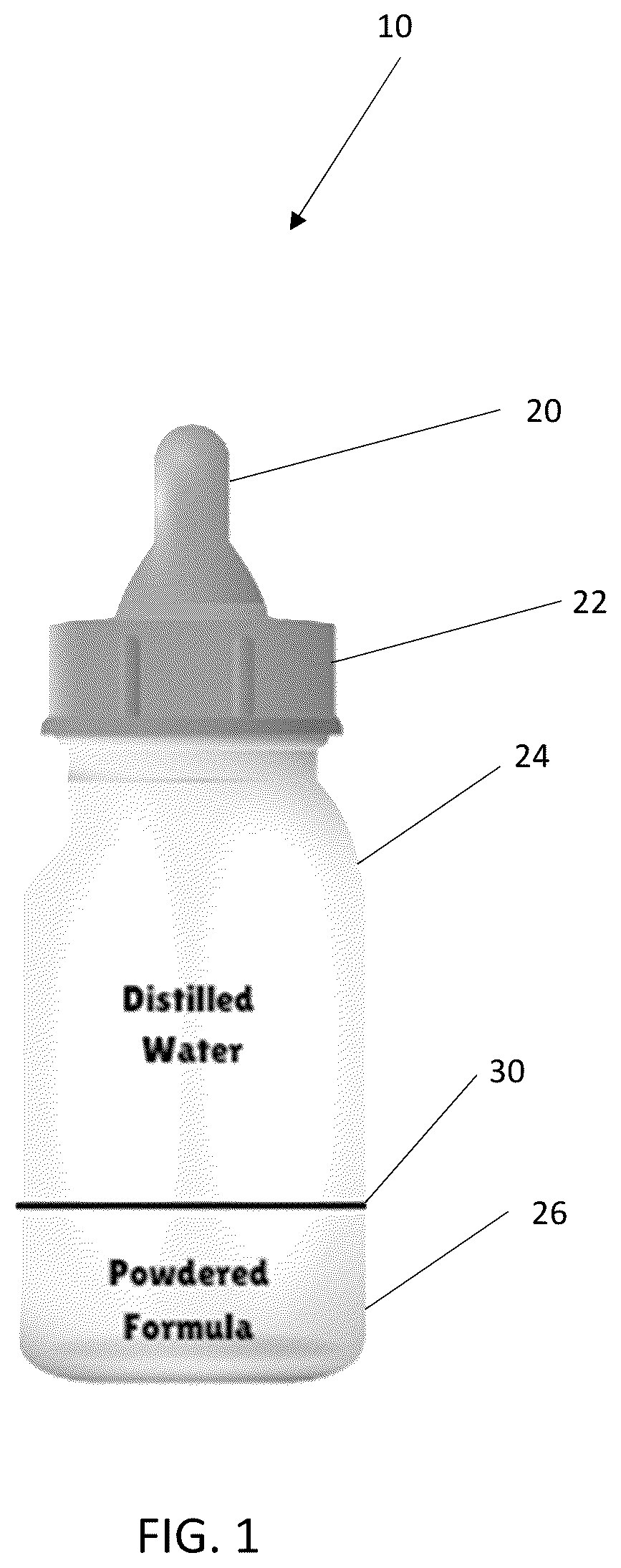 Patent US12312148 — Baby bottle pod — Figure 1