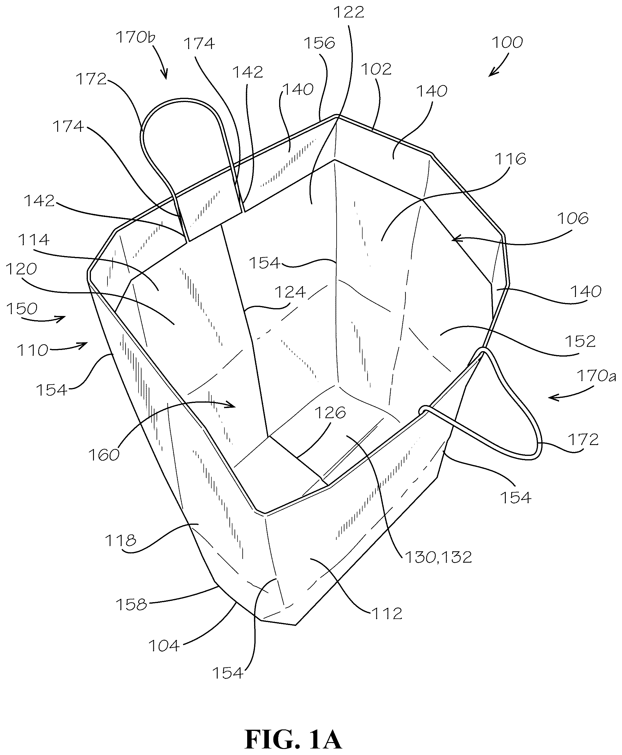 Patent US12312164 — Lawn refuse bag — Figure 1