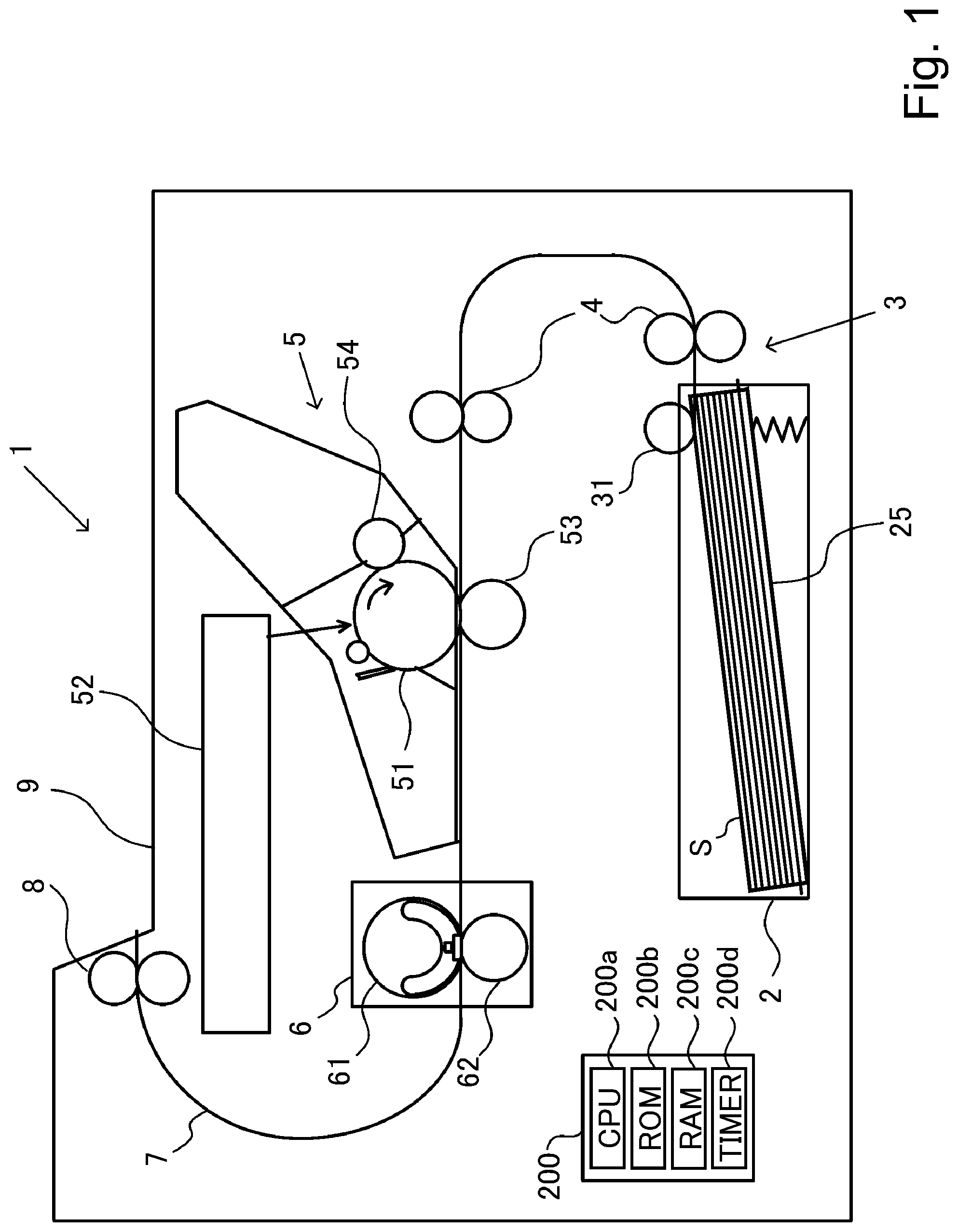 Patent US12312191 — Feeding device and image forming apparatus — Figure 1