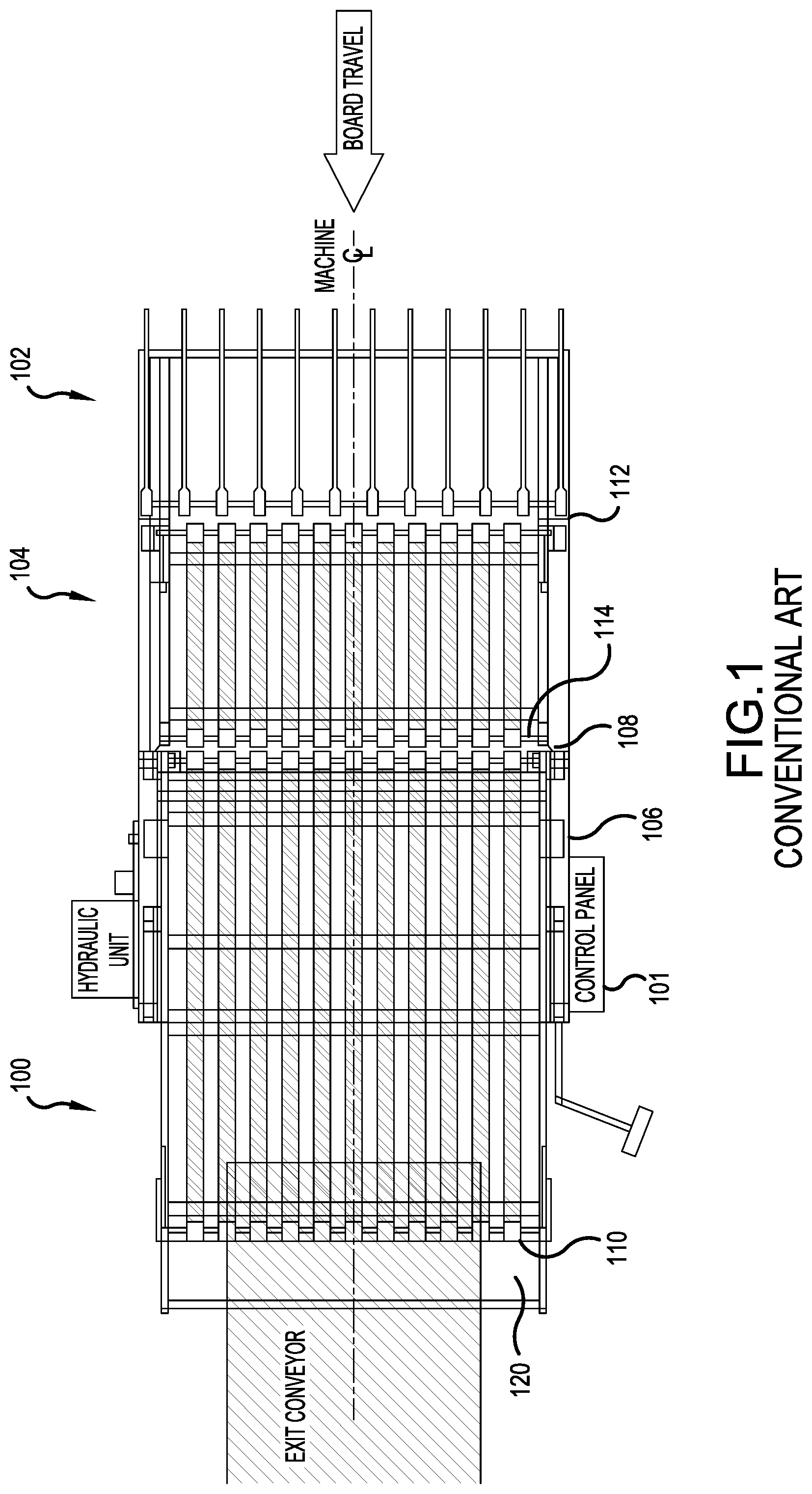 Patent US12312194 — Diverter conveyor — Figure 1