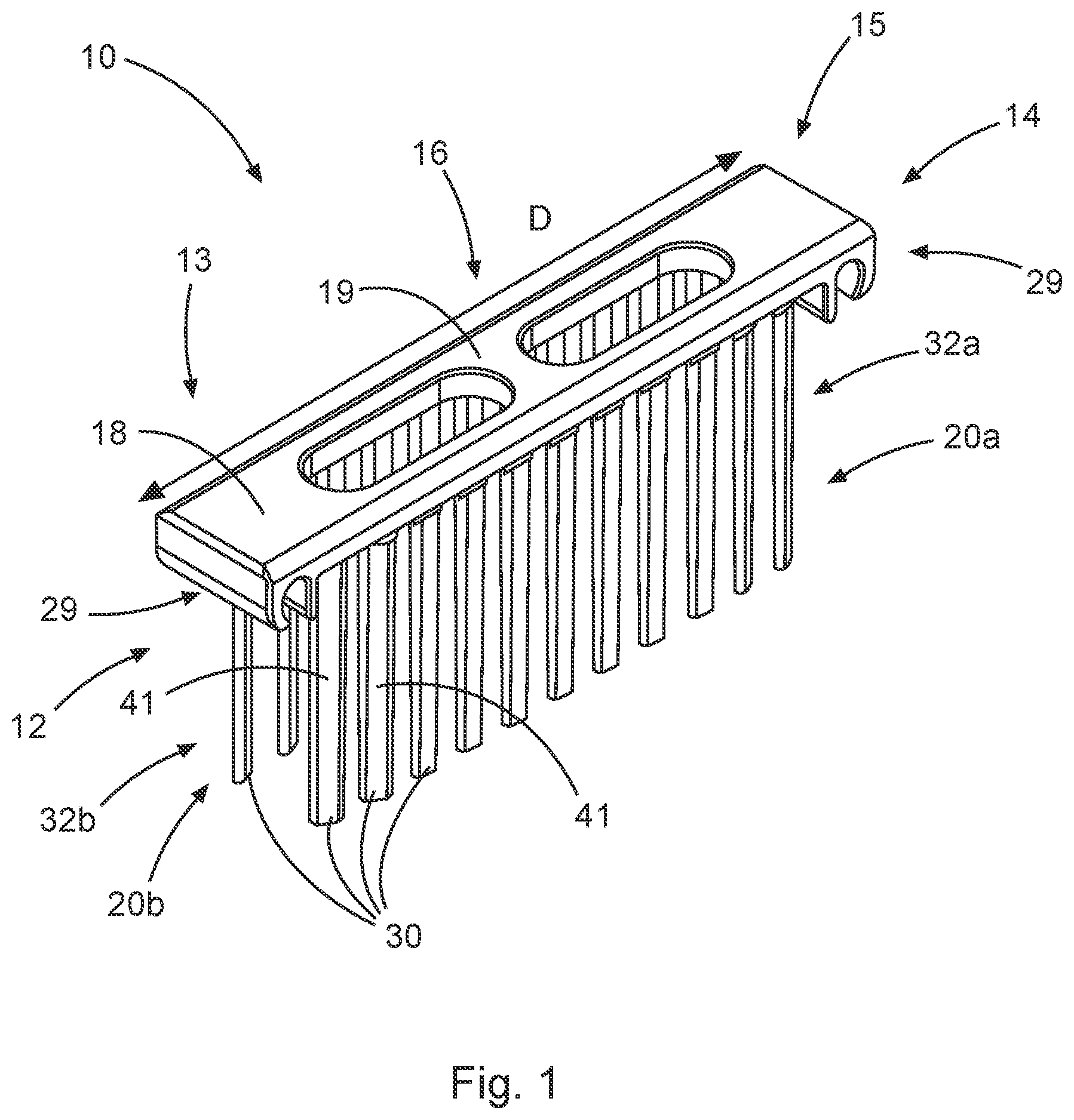 Patent US12312203 — Freely positionable clip line fixture for securing a free end of a clip line to a clip reel — Figure 1