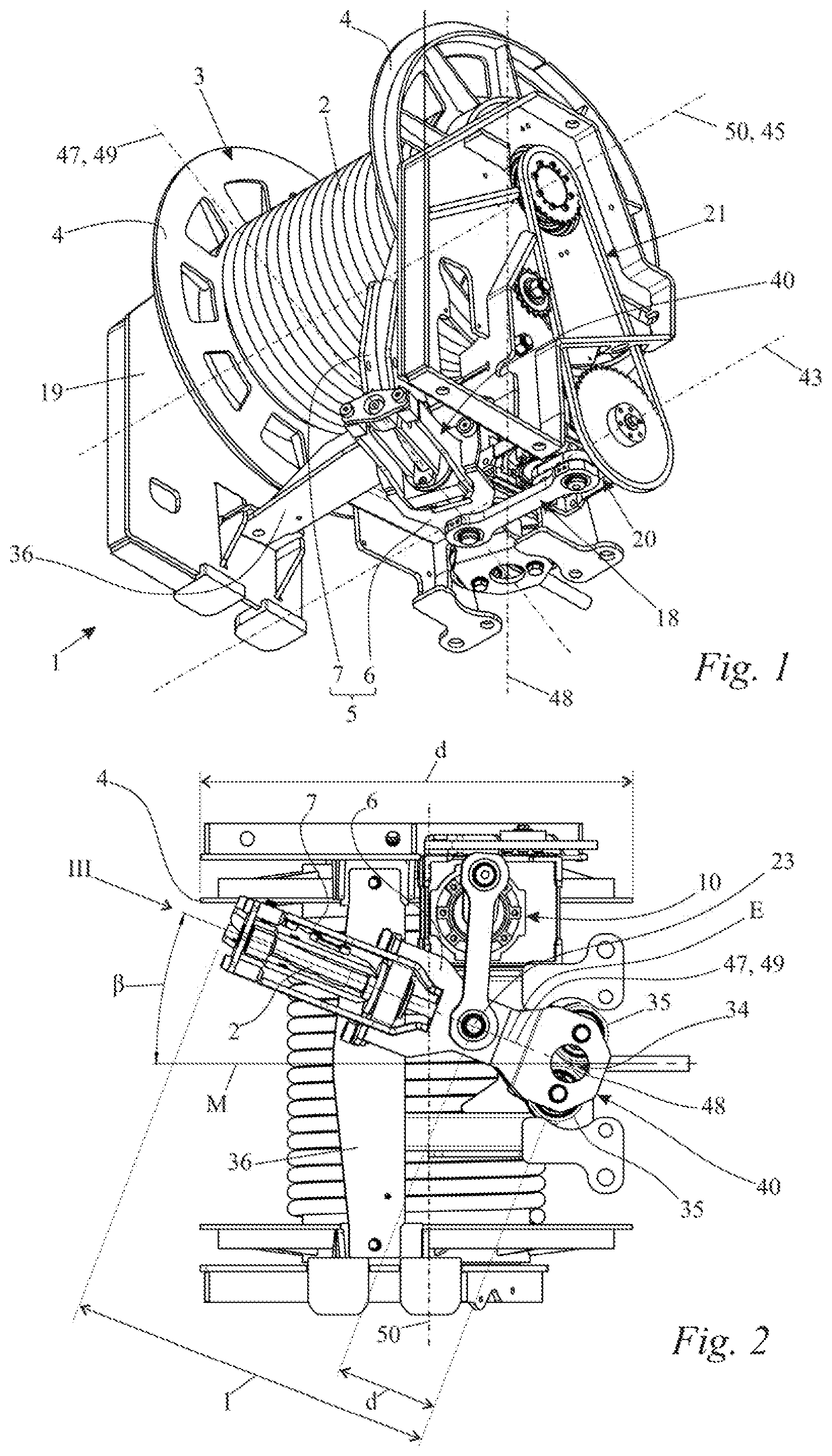 Patent US12312209 — Winding device — Figure 1