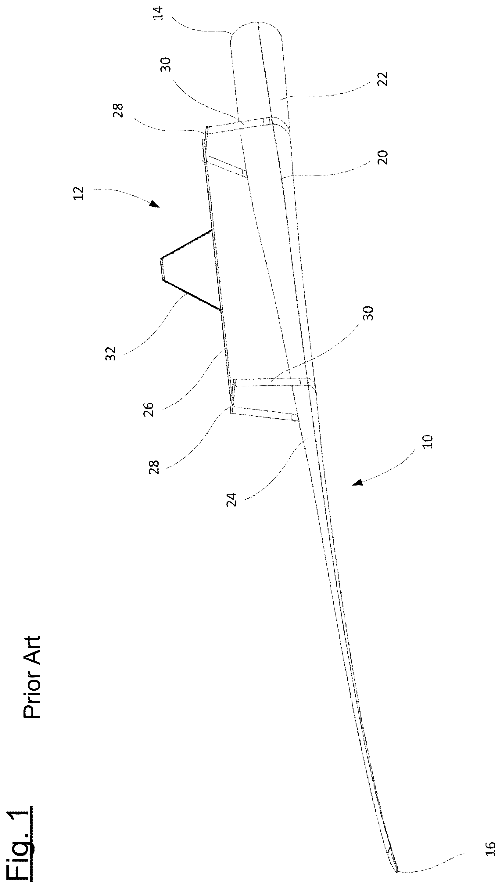 Patent US12312215 Figure 1 – System for lifting a wind turbine rotor blade