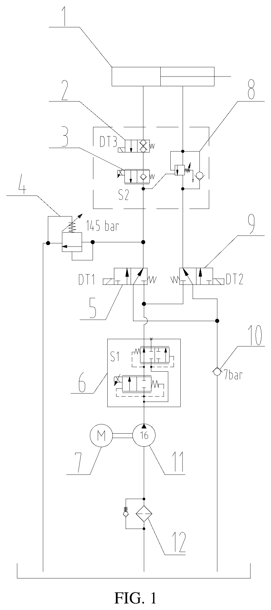 Patent US12312219 — Control method for controlling retraction of boom, mechanical device and storage medium — Figure 1