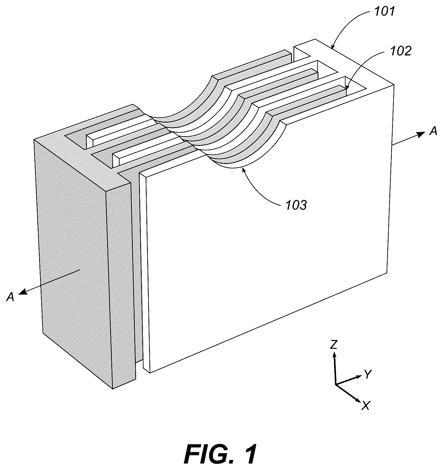 Patent US12312235 — Channel for decreasing damping asymmetry — Figure 1
