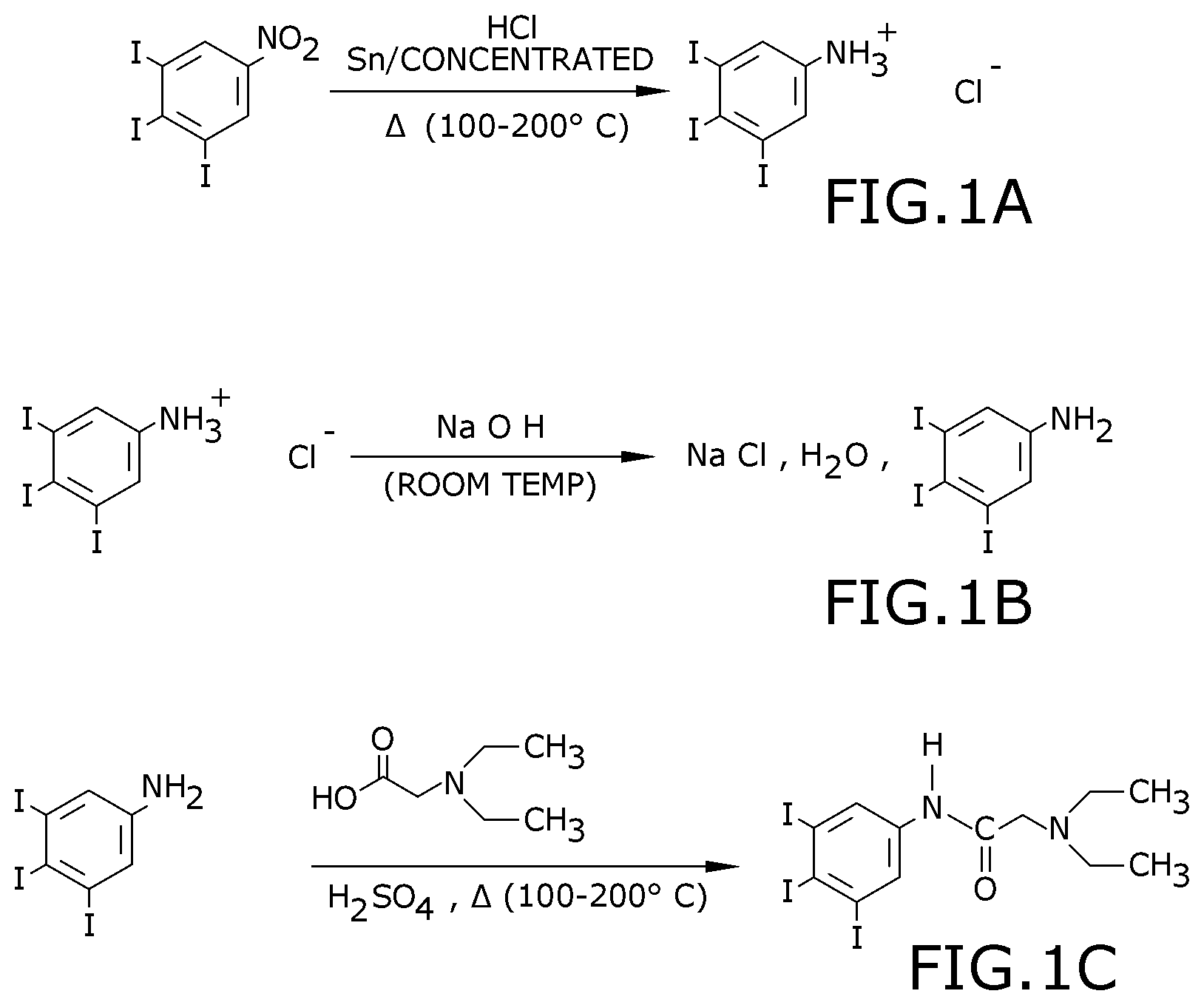 Patent US12312295 — Chemical compound that binds to nerves while permitting detection via computed tomography or x-ray — Figure 1