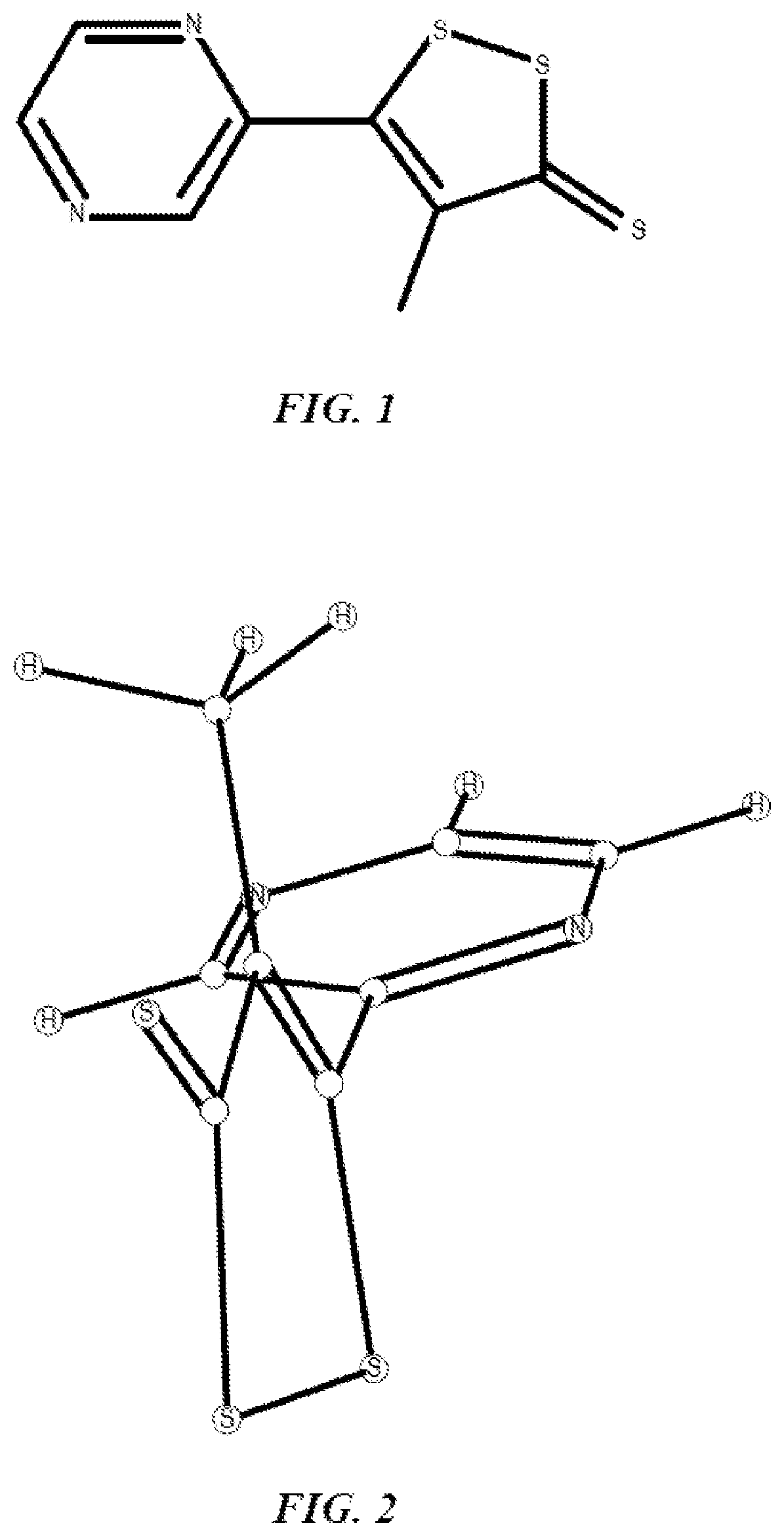 Patent US12312343 — Rotomeric isomers of 4-alkyl-5-heteroaryl-3H-1,2-dithiole-3-thiones — Figure 1