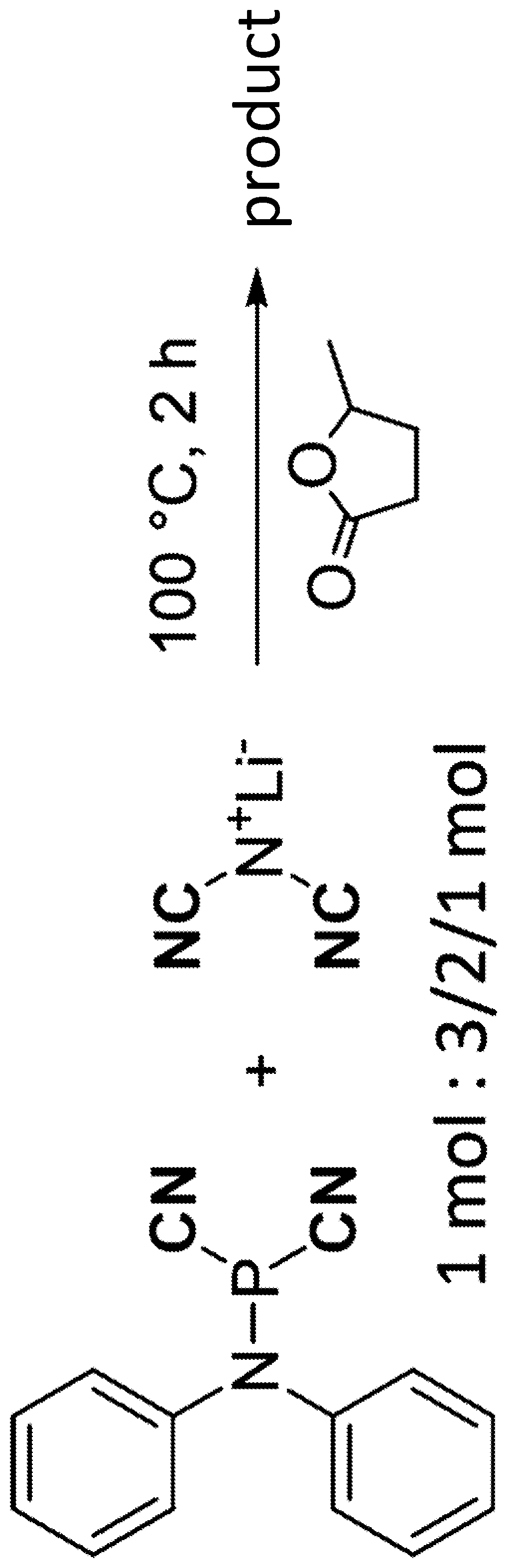 Patent US12312374 — Lithium conducting carbon phosphonitrides from substituted cyanophosphine — Figure 1