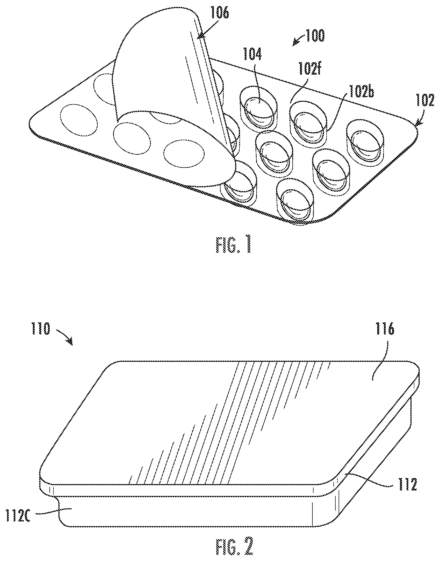 Patent US12312441 — Thermoformed packaging and methods of forming the same — Figure 1