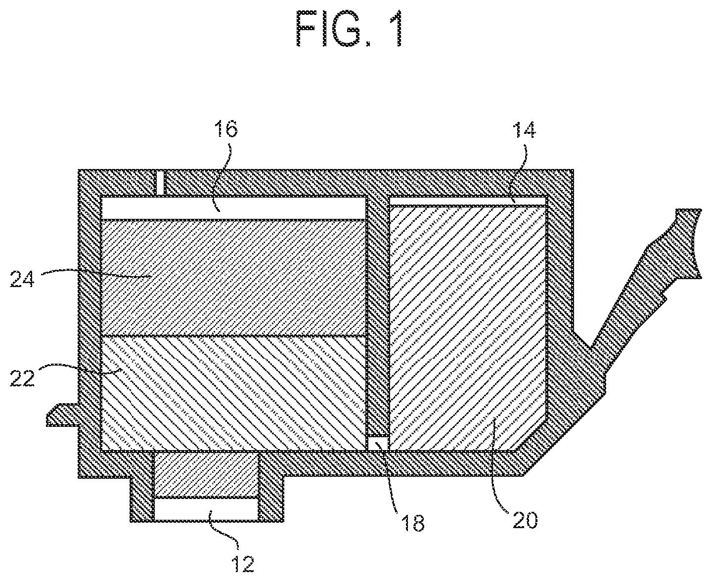 Patent US12312481 — Aqueous ink, ink cartridge and ink jet recording method — Figure 1