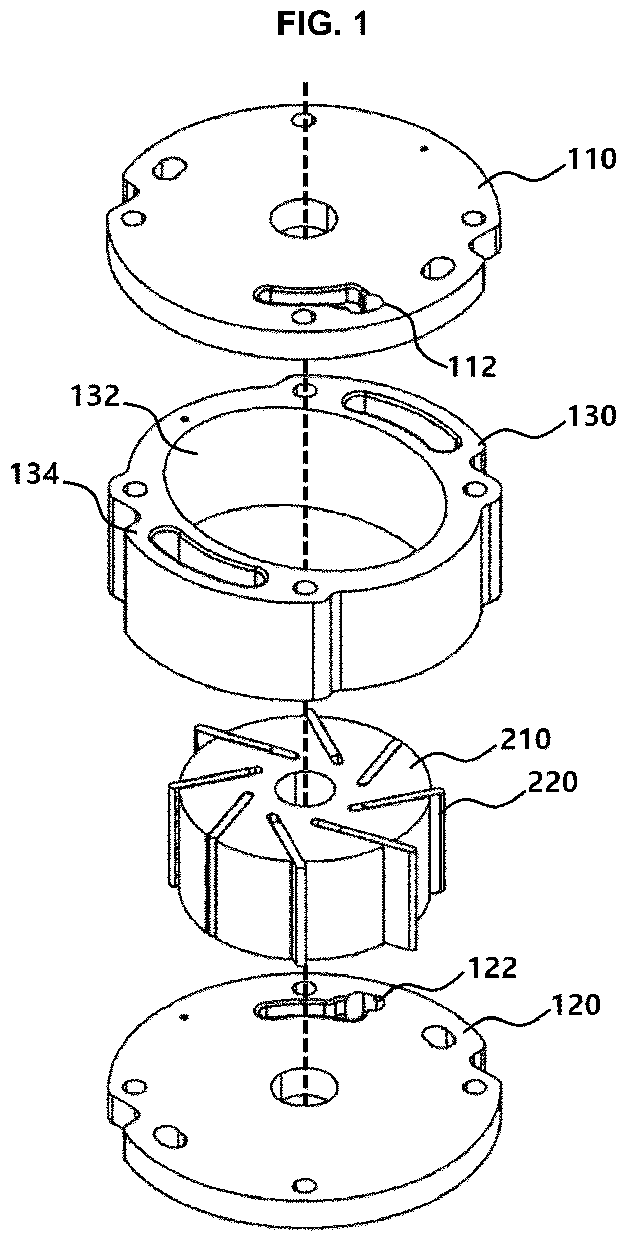 Patent US12312664 — Cam ring and plate module for vehicle vacuum pumps, and method of manufacturing the same — Figure 1