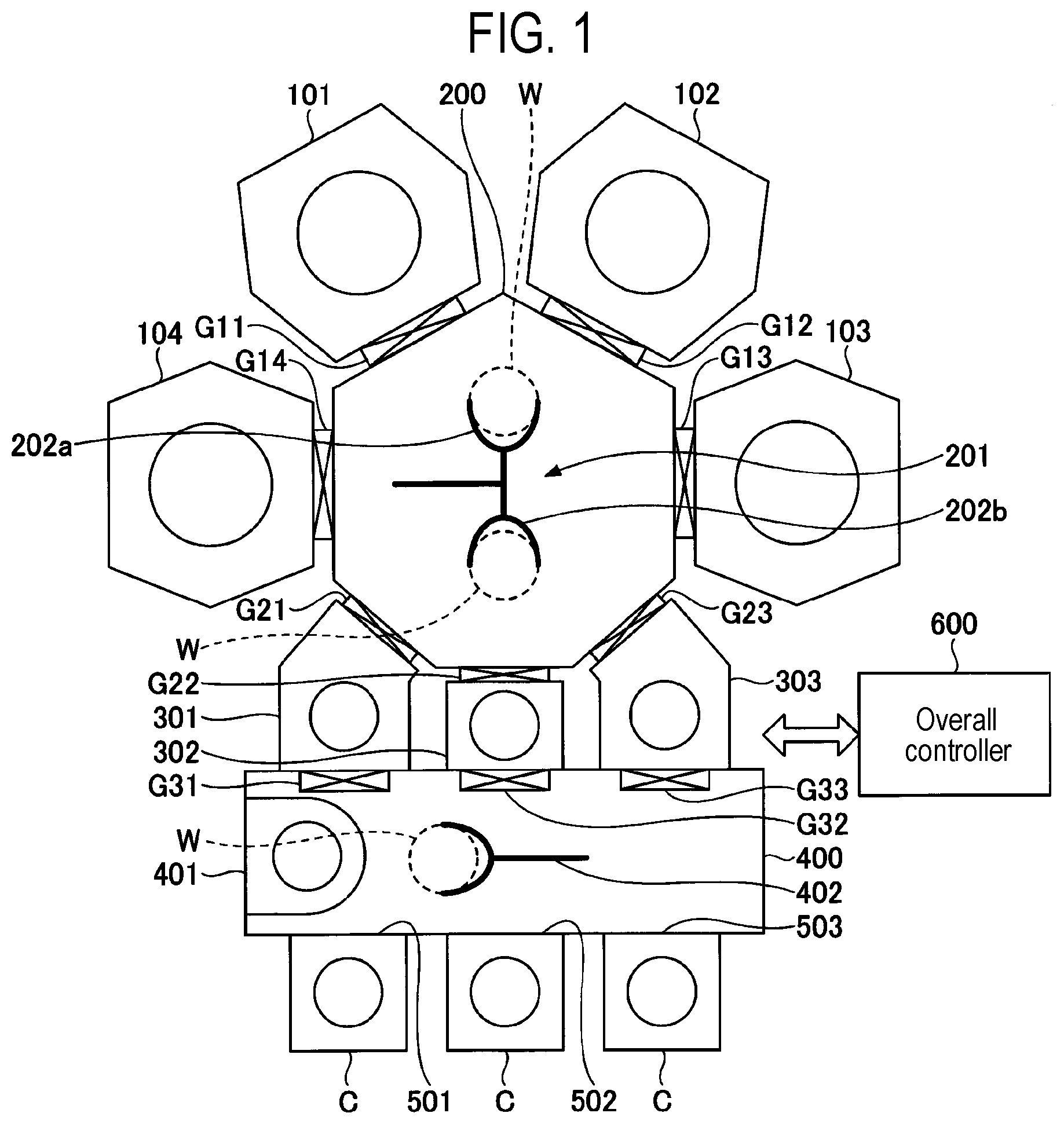 Patent US12312683 — Substrate processing method and substrate processing device — Figure 1