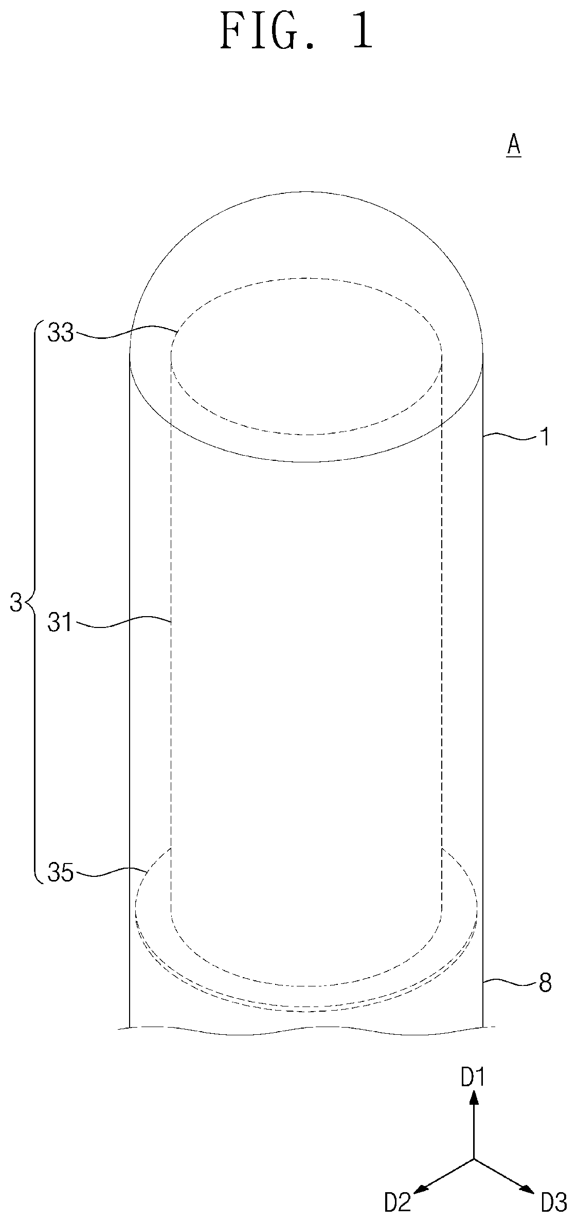 Patent US12312690 — Semiconductor processing apparatus and semiconductor processing method using the same — Figure 1